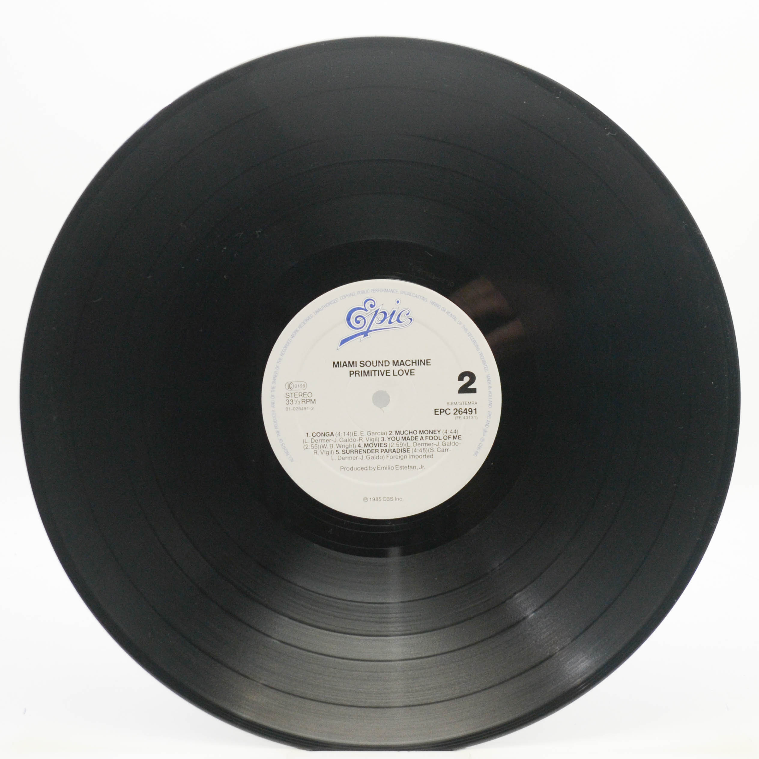 Miami Sound Machine — Primitive Love, 1985