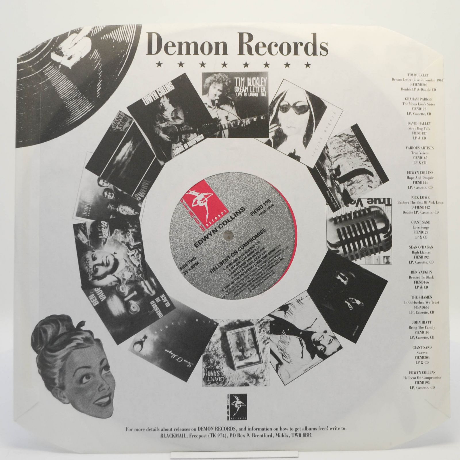 Edwyn Collins — Hellbent On Compromise (UK), 1990