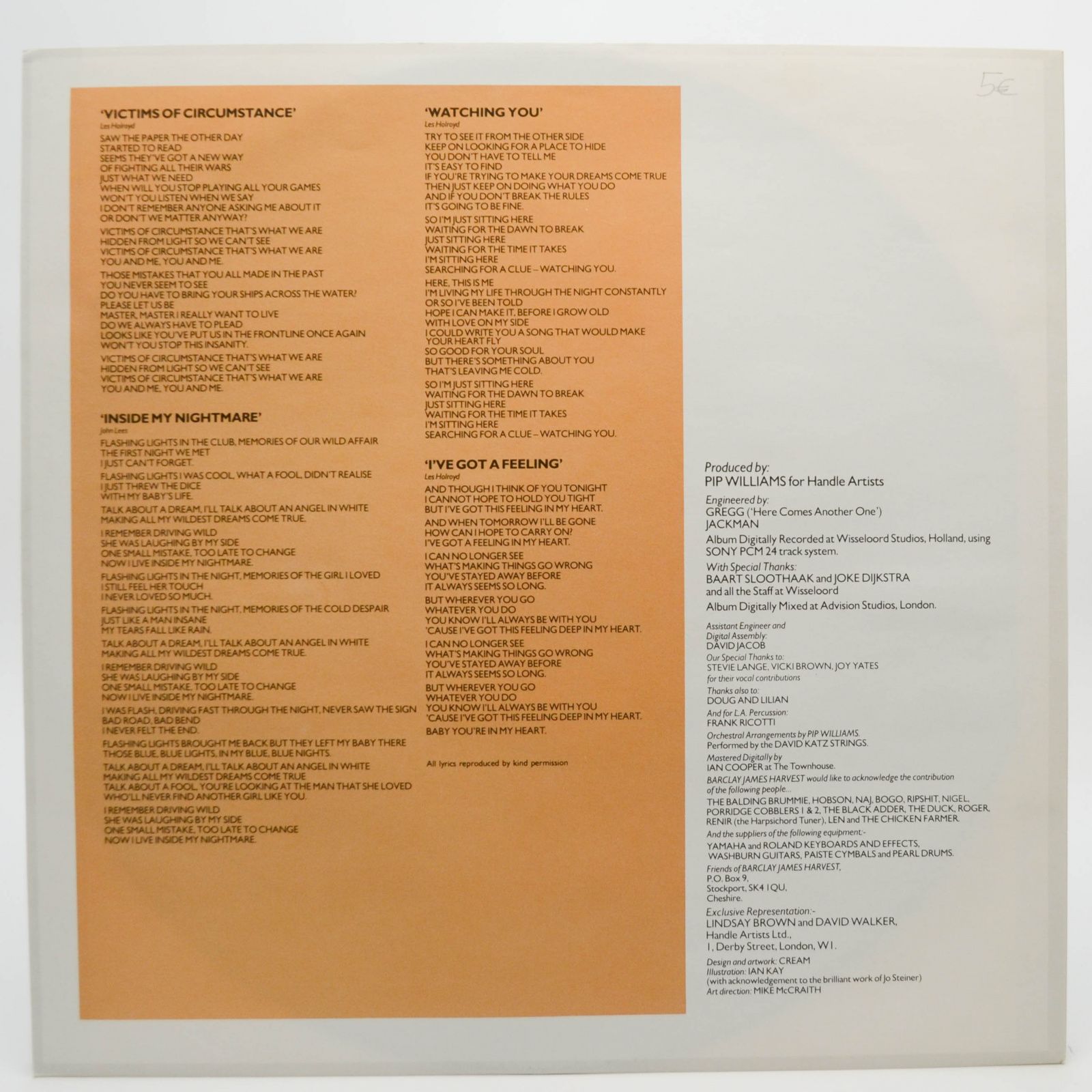 Barclay James Harvest — Victims Of Circumstance, 1984