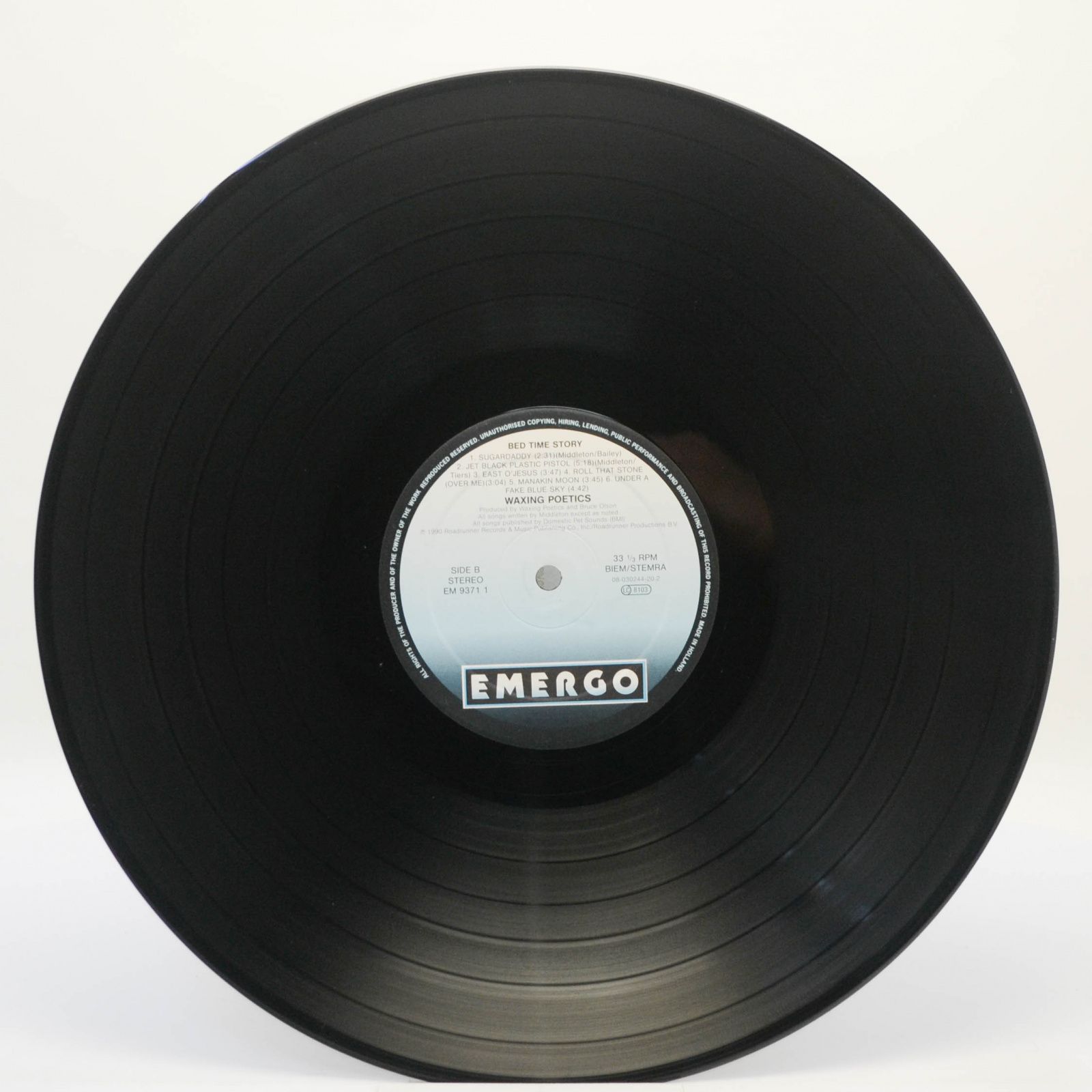 Waxing Poetics — Bed Time Story, 1990