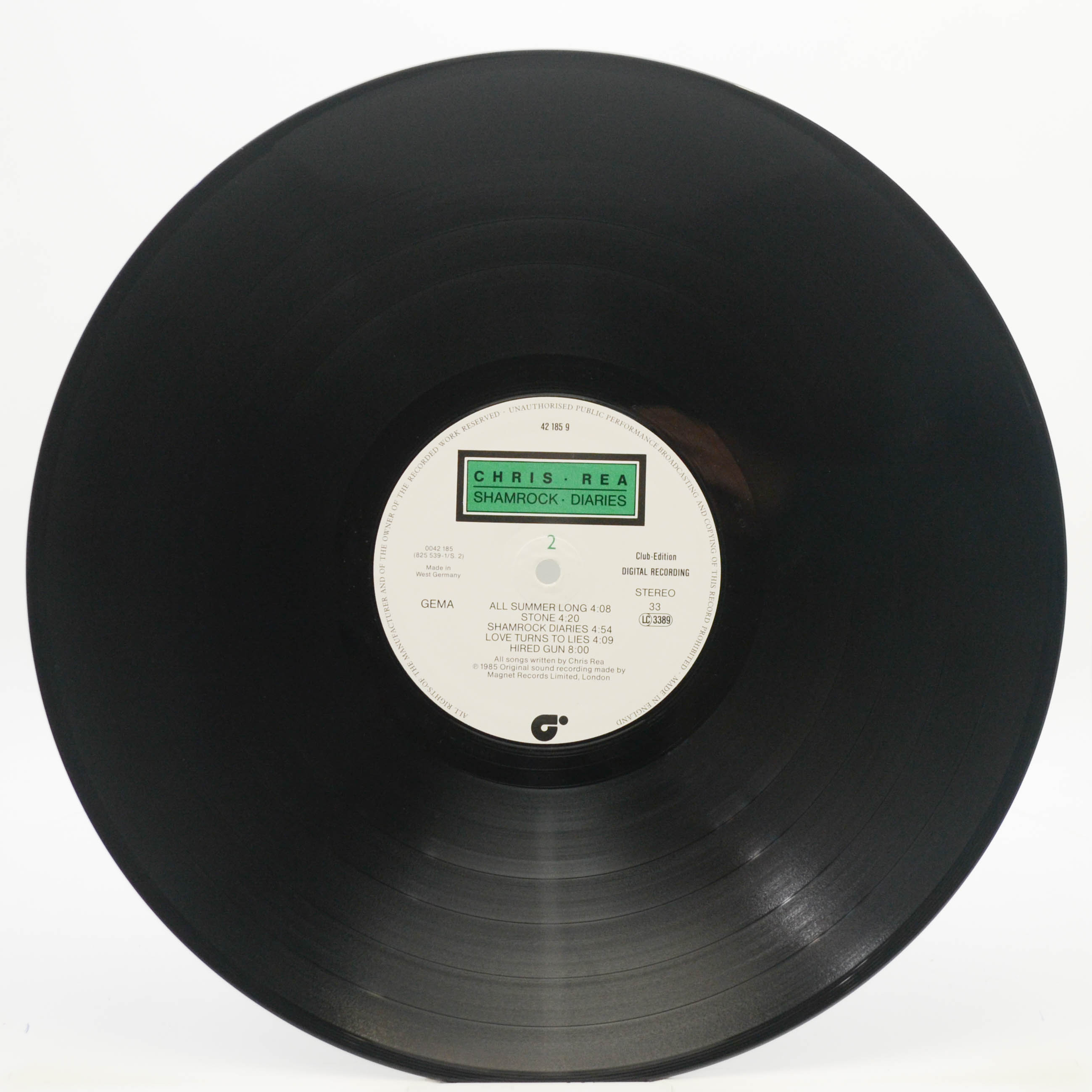 Chris Rea — Shamrock Diaries, 1985