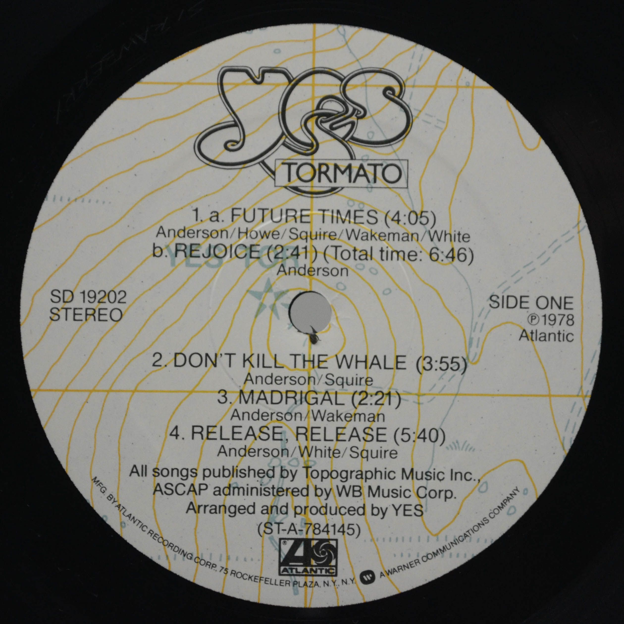 Yes — Tormato (USA), 1978