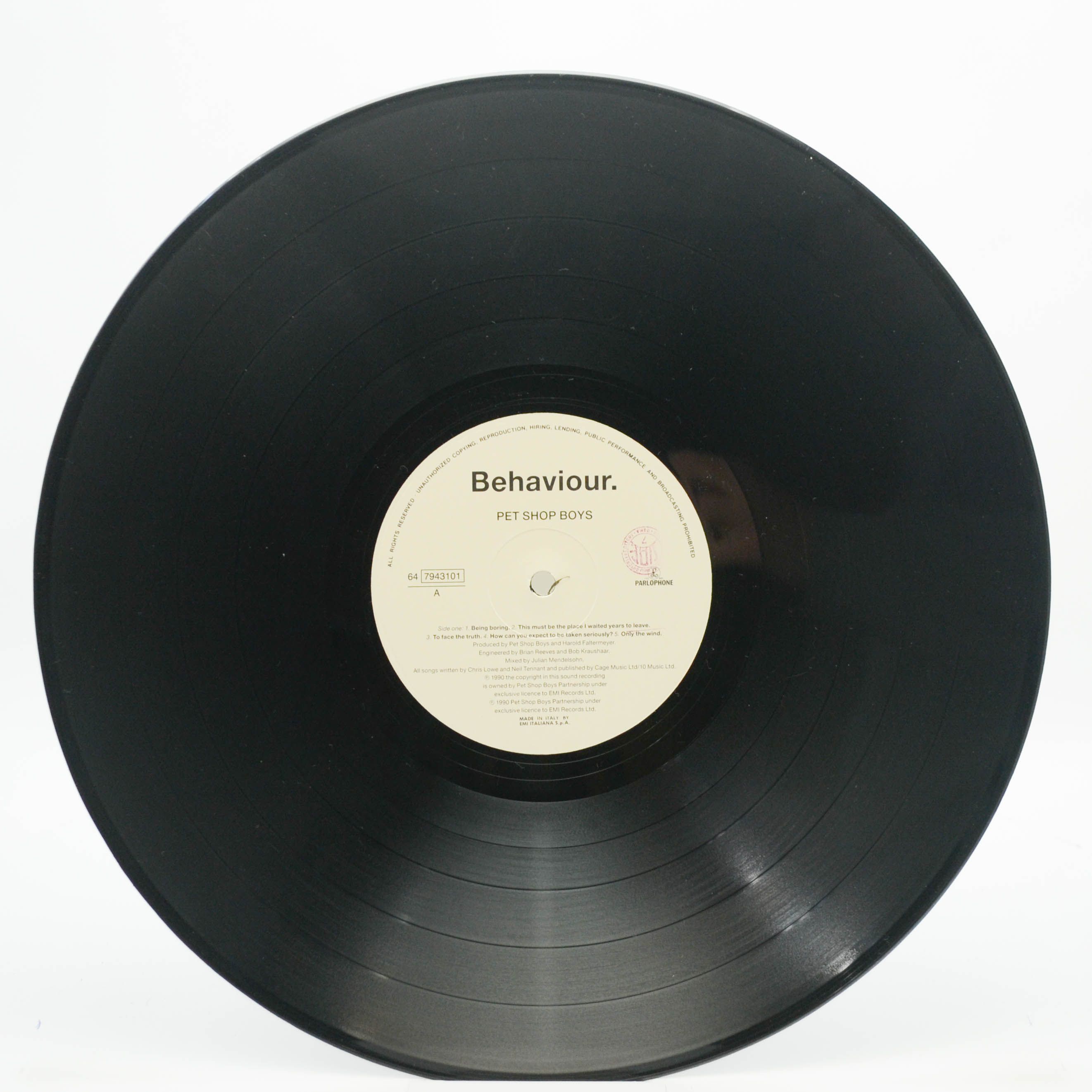 Pet Shop Boys — Behaviour, 1990