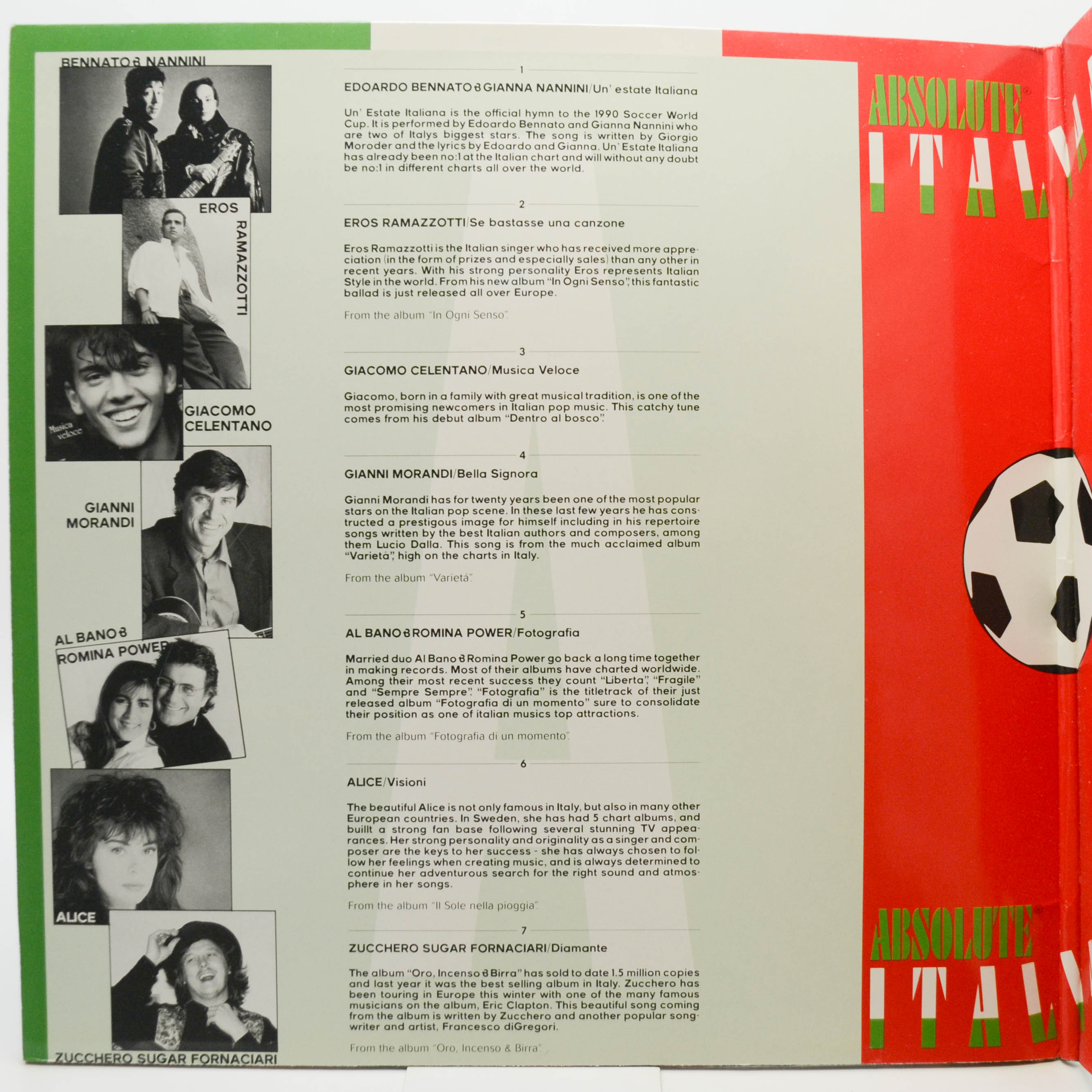 Various — Absolute Italiana, 1990