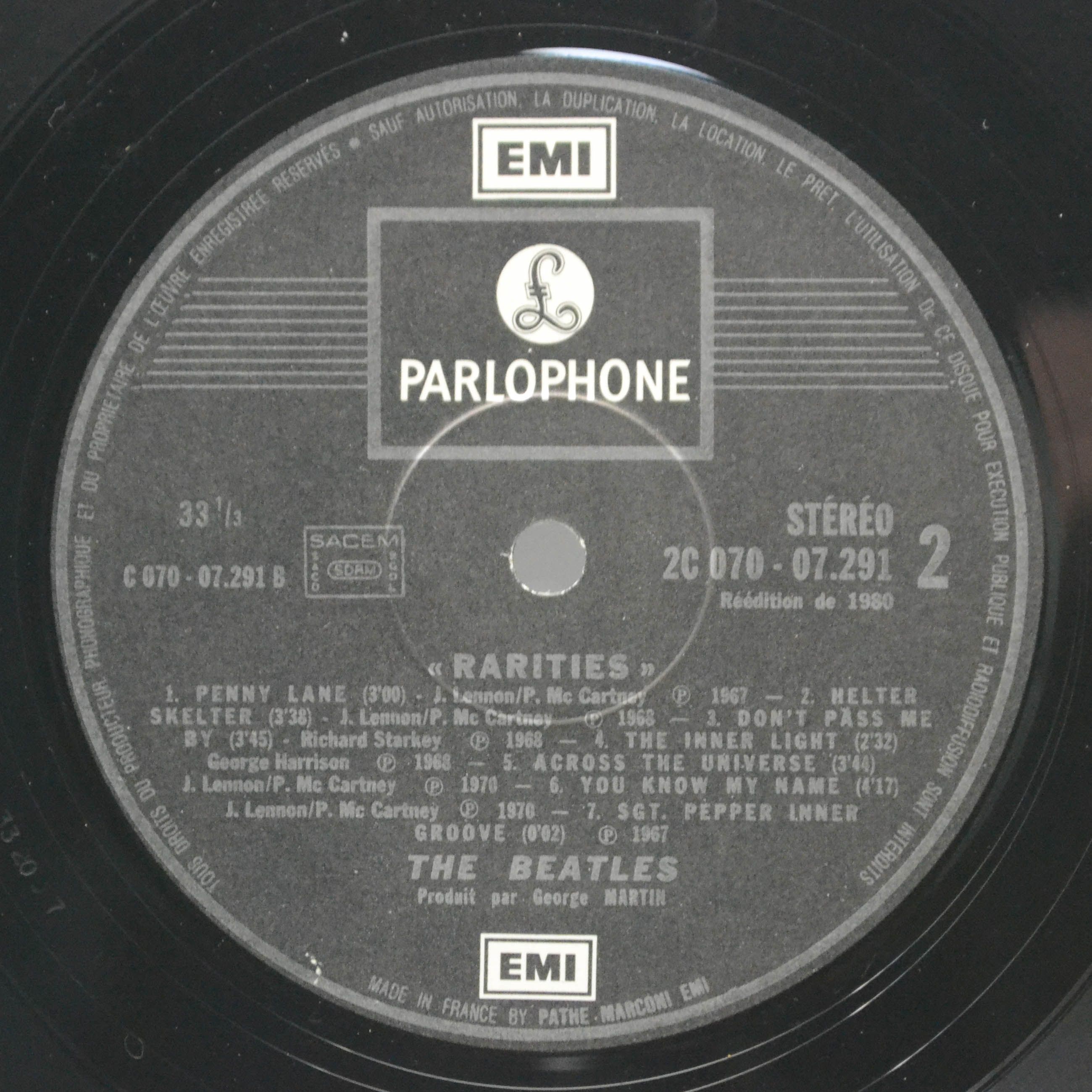 Beatles — Rarities, 1980