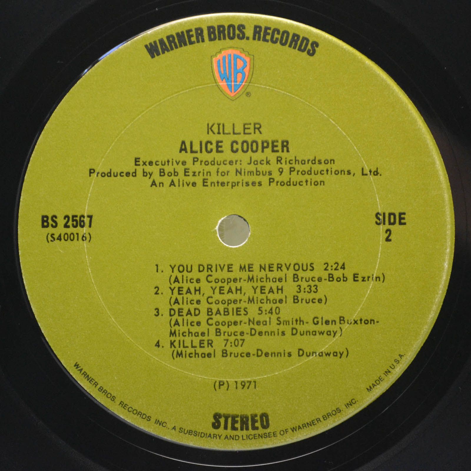 Alice Cooper — Killer (USA), 1971