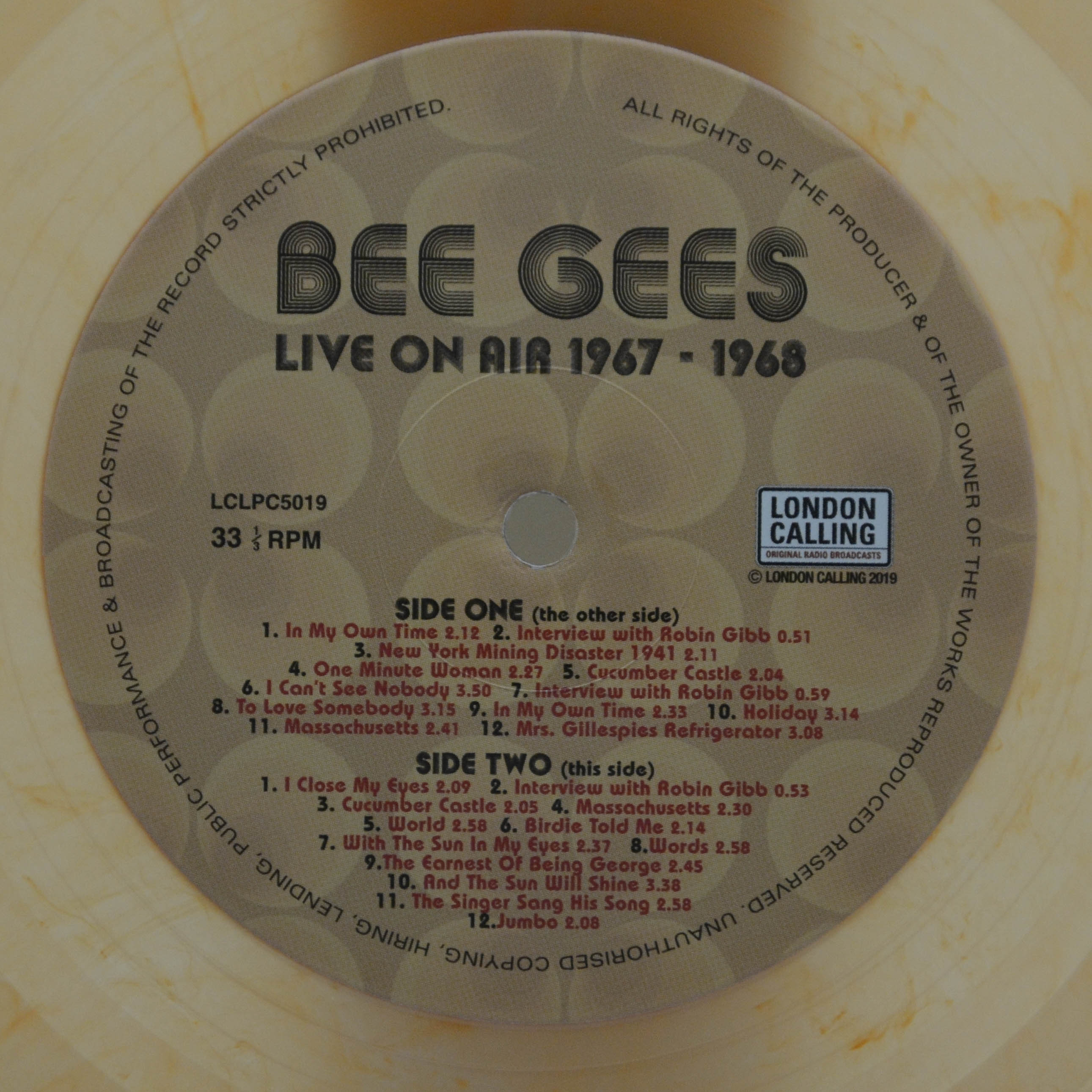 Bee Gees — Live On Air 1967-1968, 2019