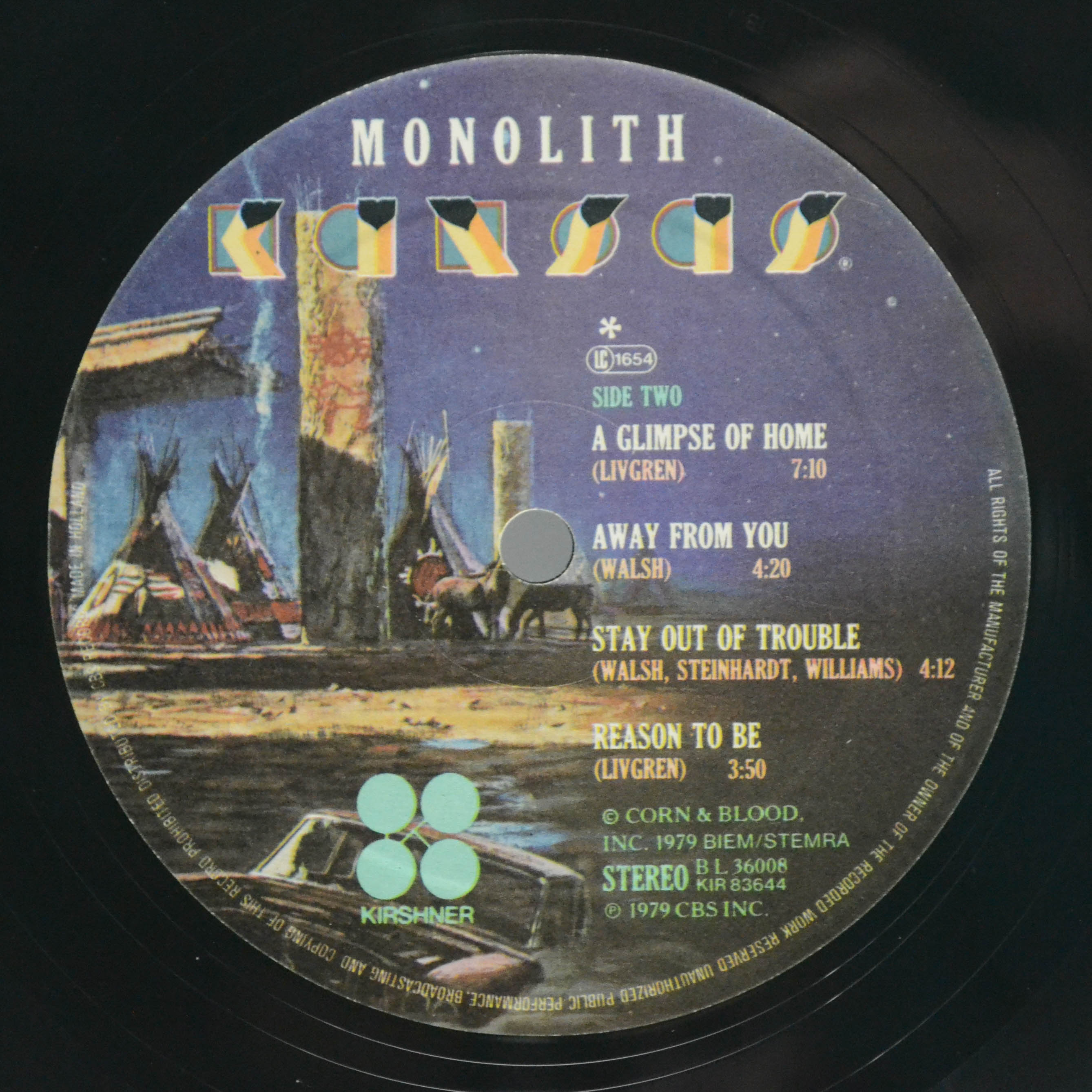 Kansas — Monolith, 1979