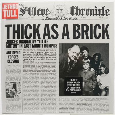 Thick As A Brick, 1972