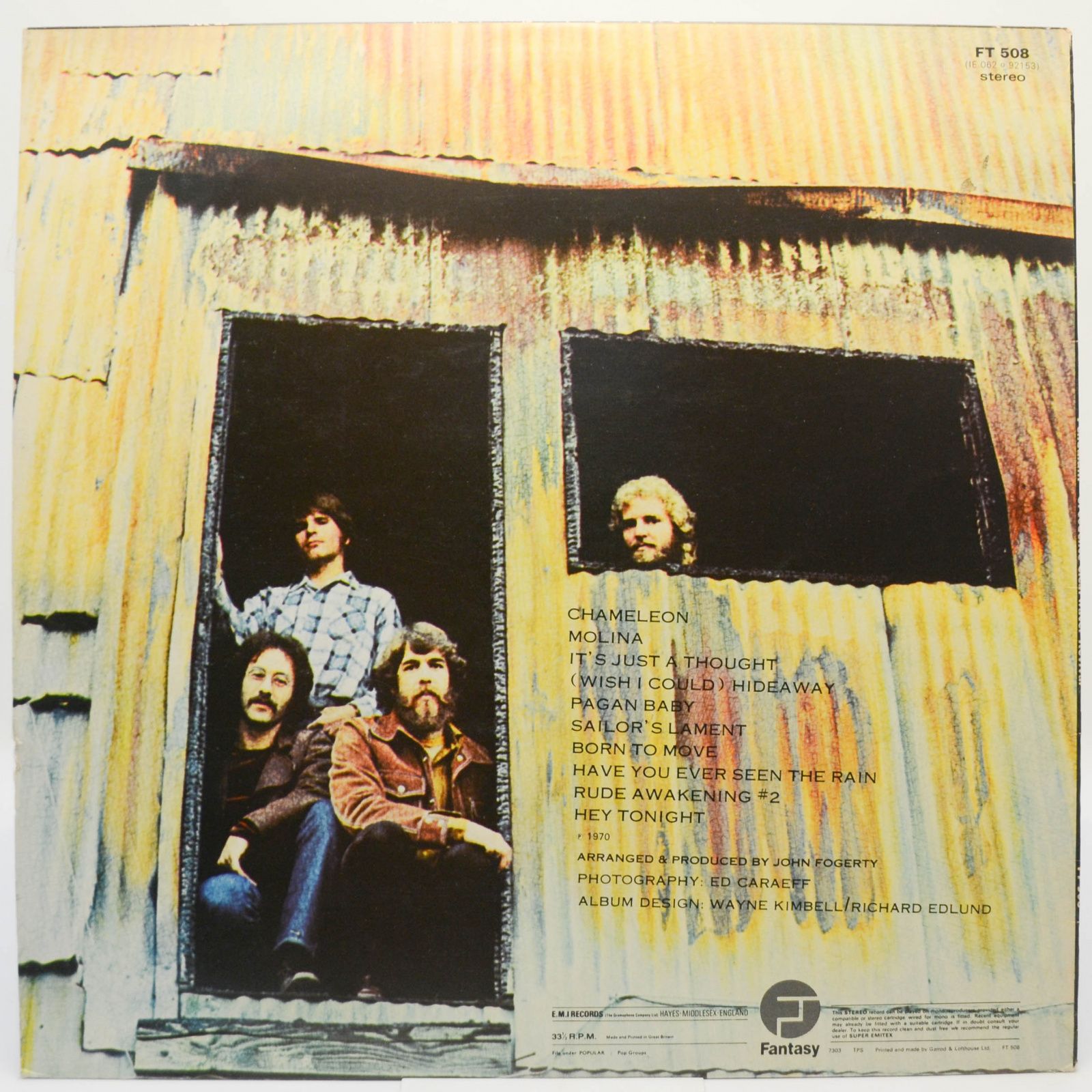 Creedence Clearwater Revival — Pendulum (UK), 1970