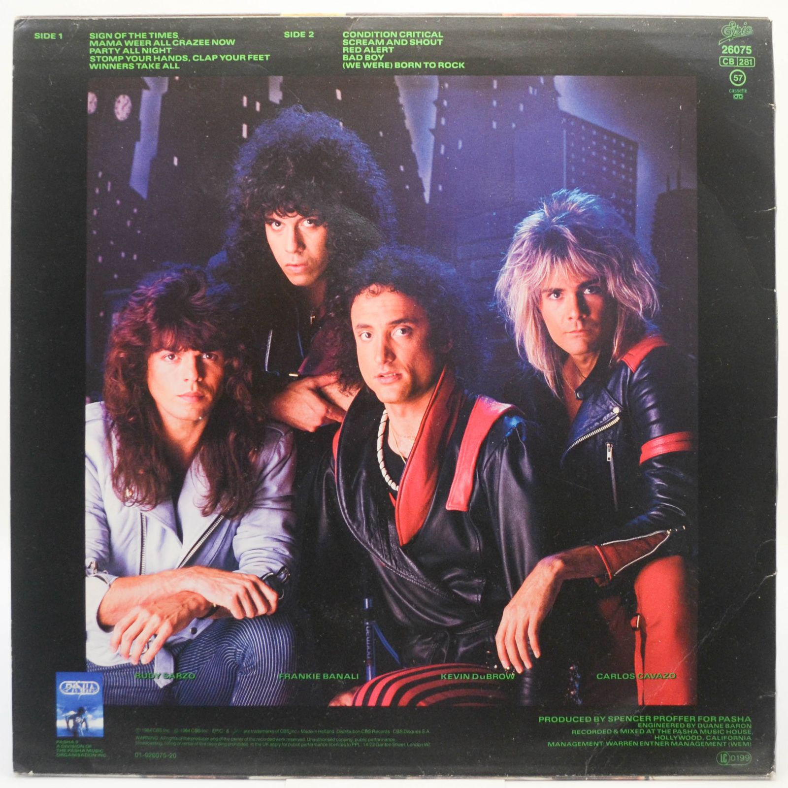 Quiet Riot — Condition Critical, 1984
