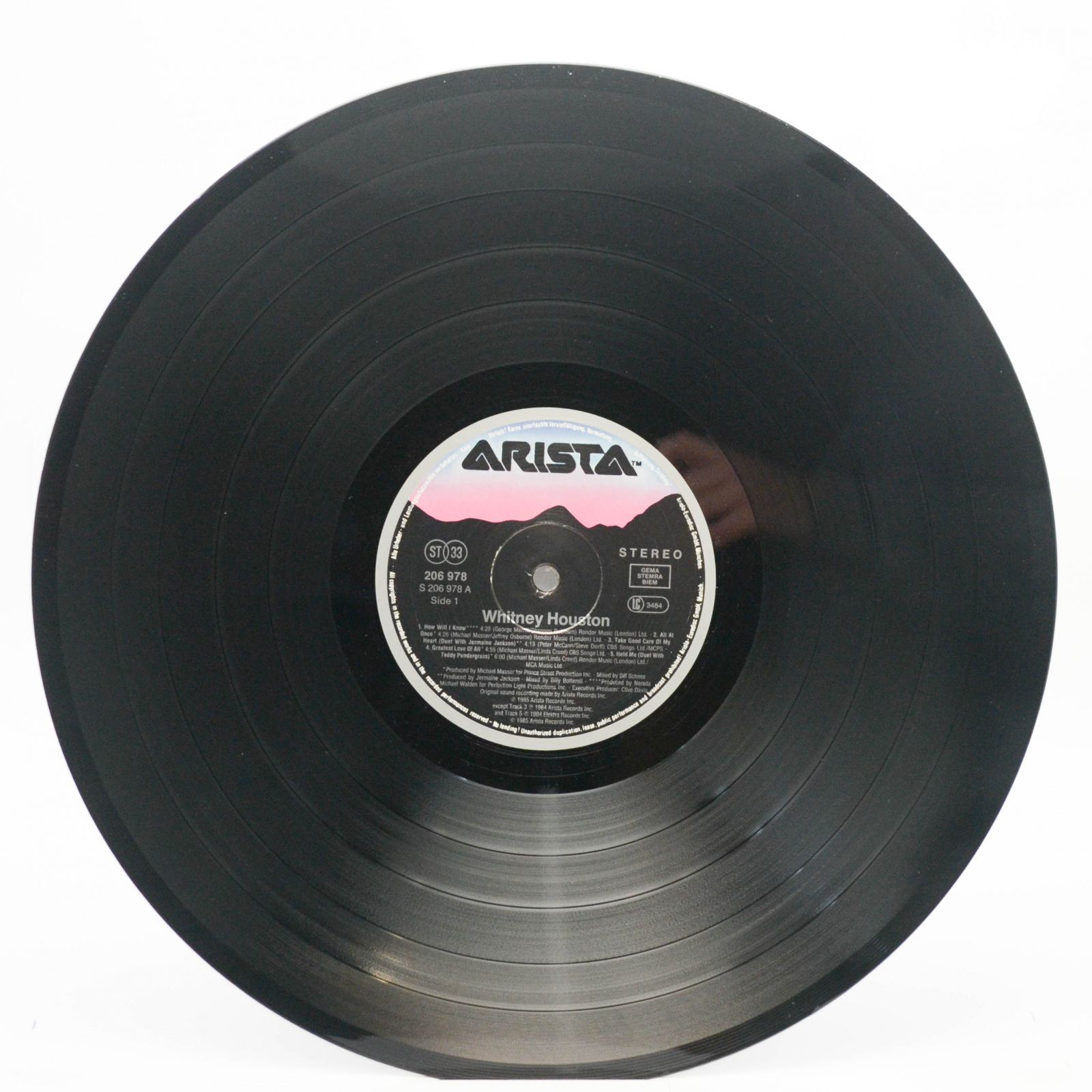 Whitney Houston — Whitney Houston, 1985