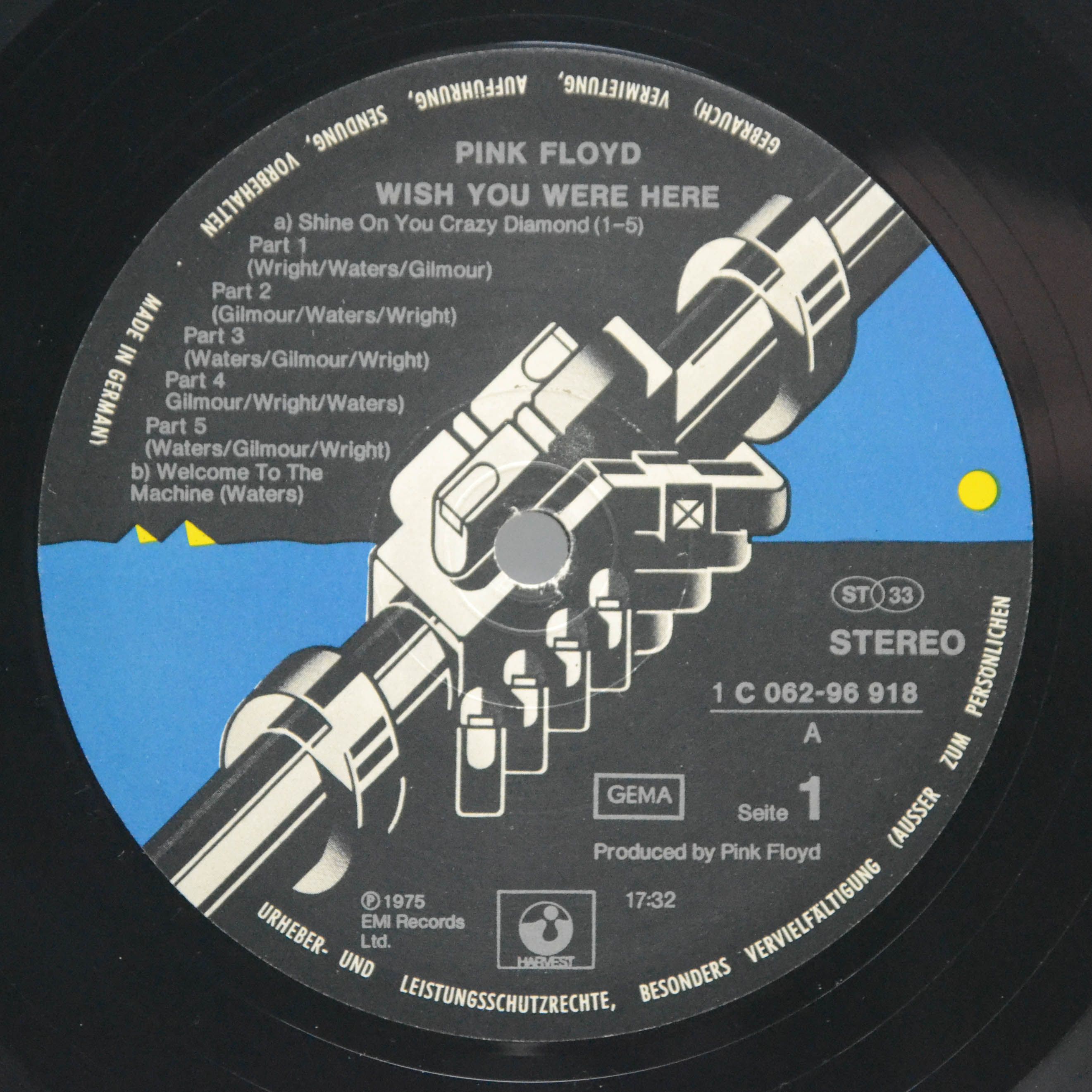 Pink Floyd — Wish You Were Here, 1975