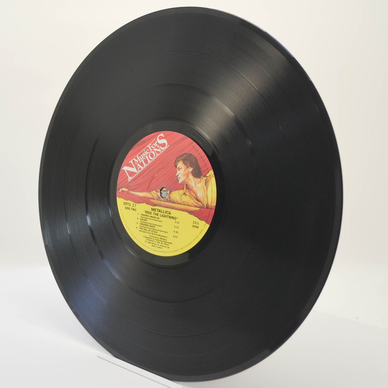 Metallica — Ride The Lightning (UK), 1984