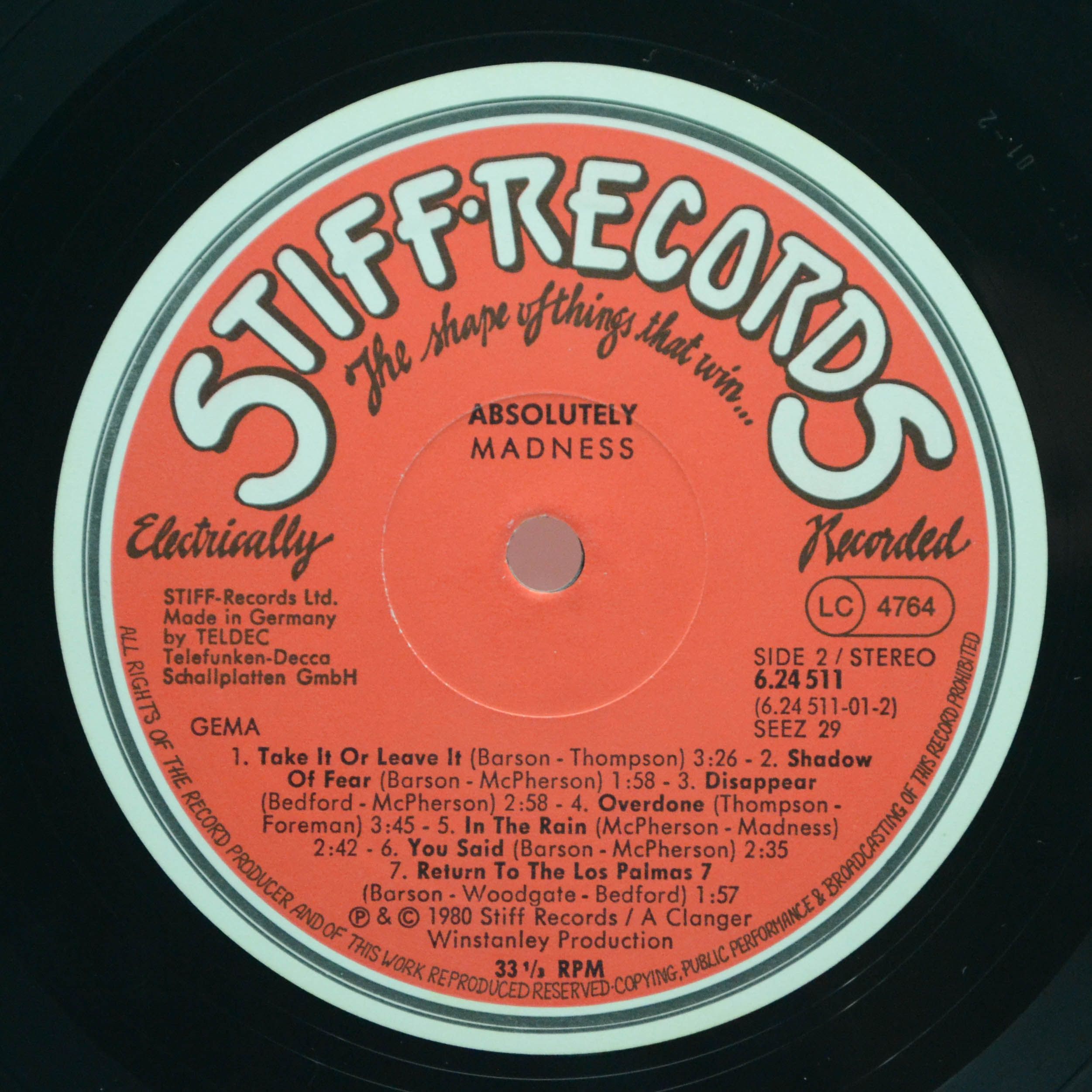 Madness — Absolutely, 1980