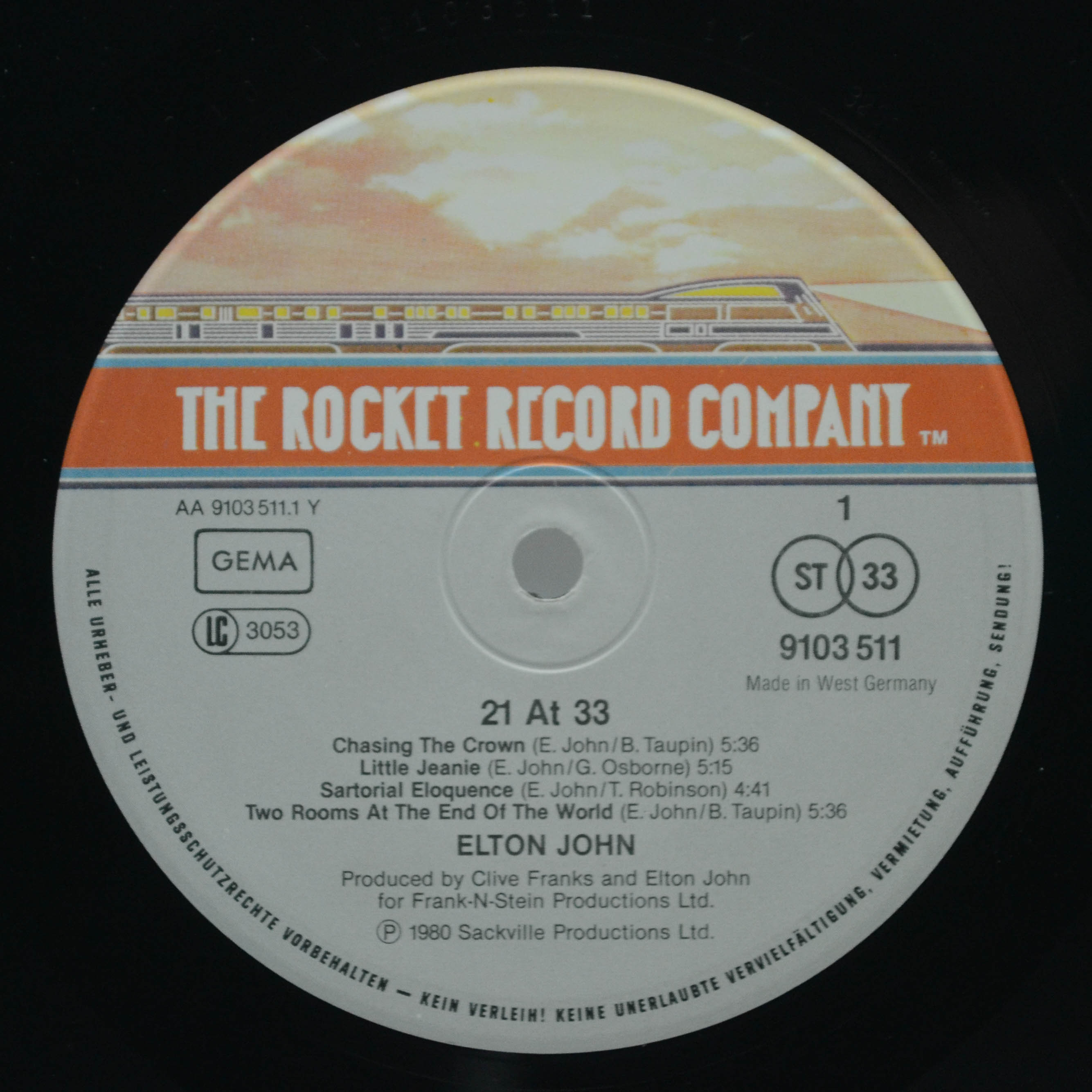 Elton John — 21 At 33, 1980