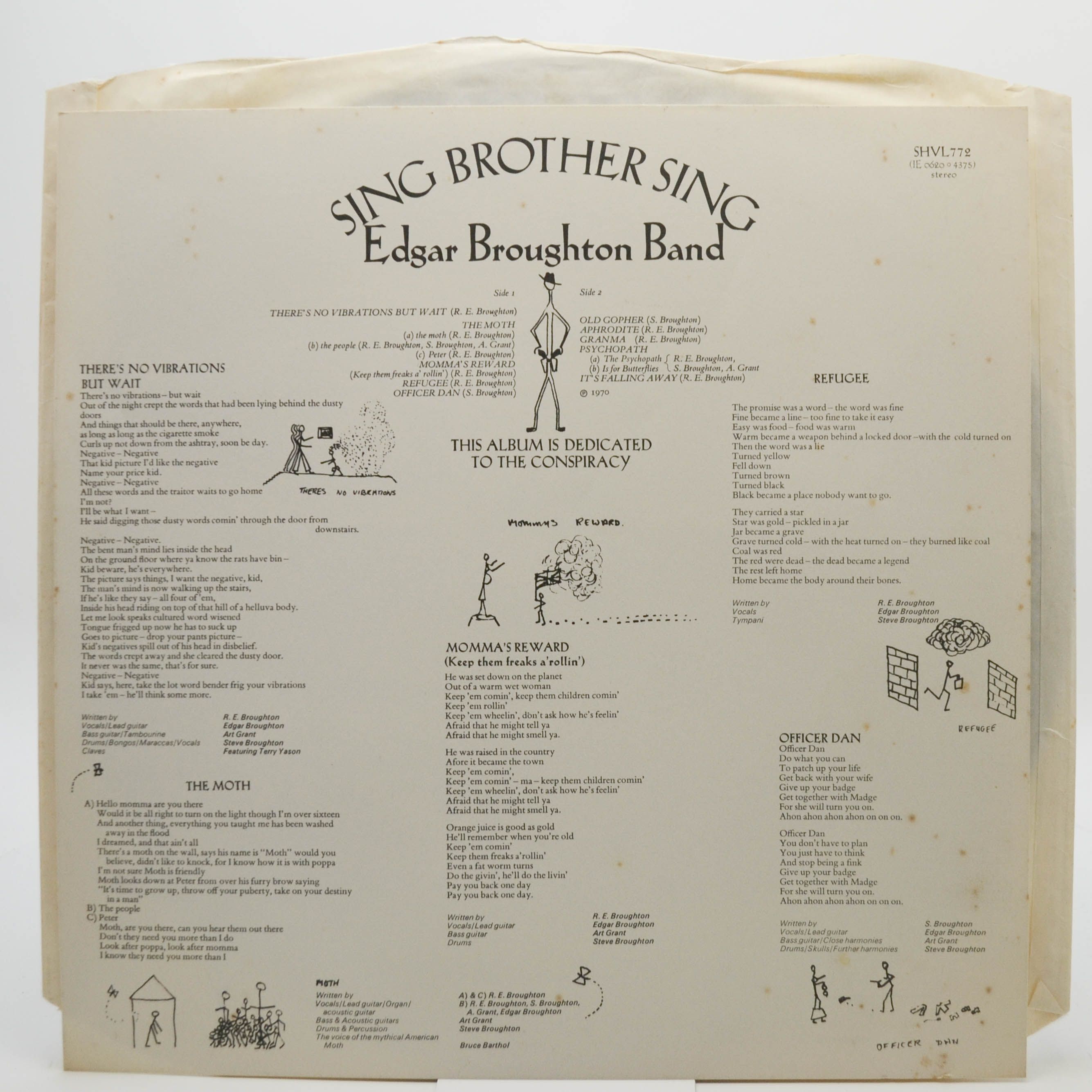 Edgar Broughton Band — Sing Brother Sing, 1970