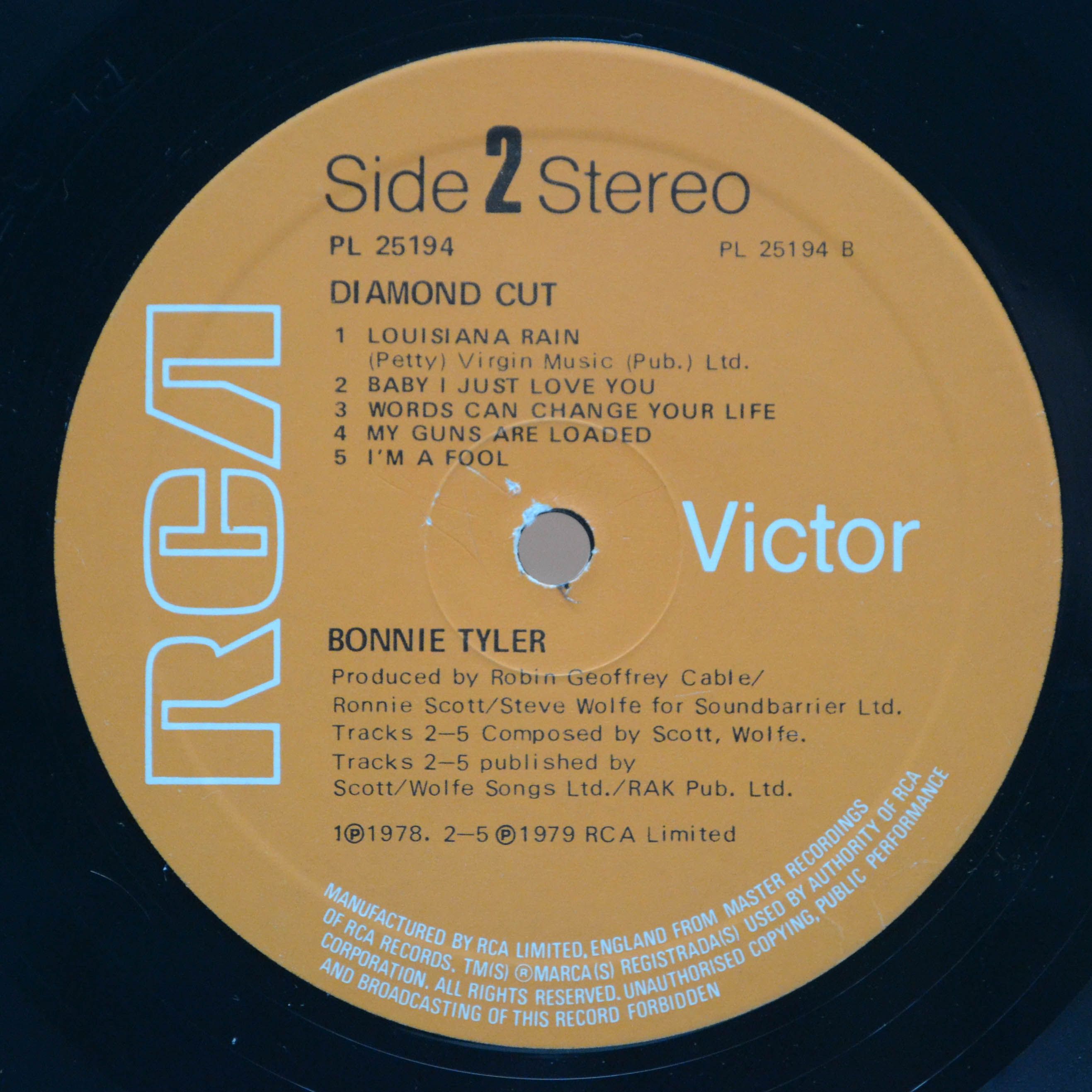 Bonnie Tyler — Diamond Cut (1-st, UK), 1979