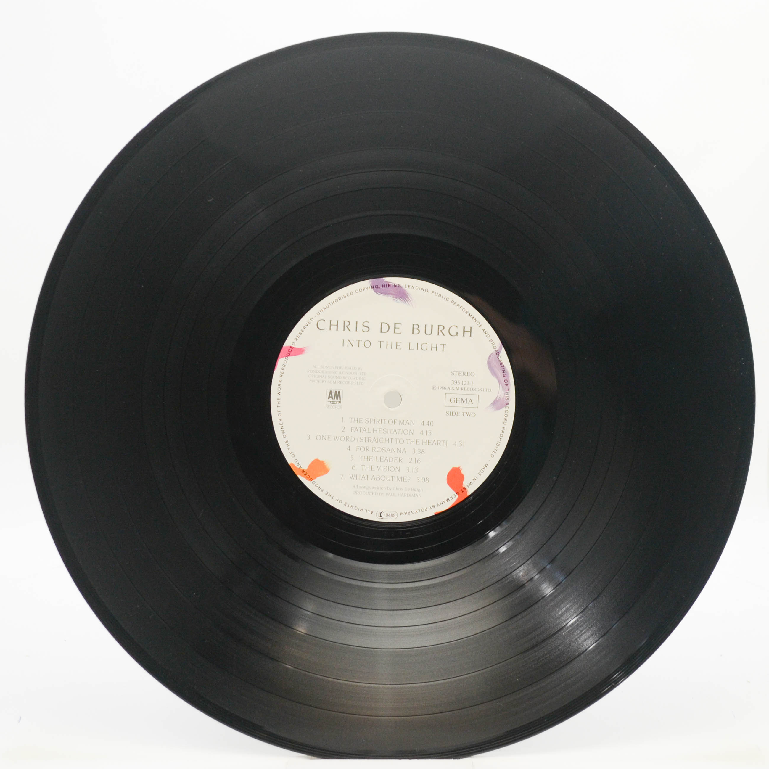 Chris de Burgh — Into The Light, 1986