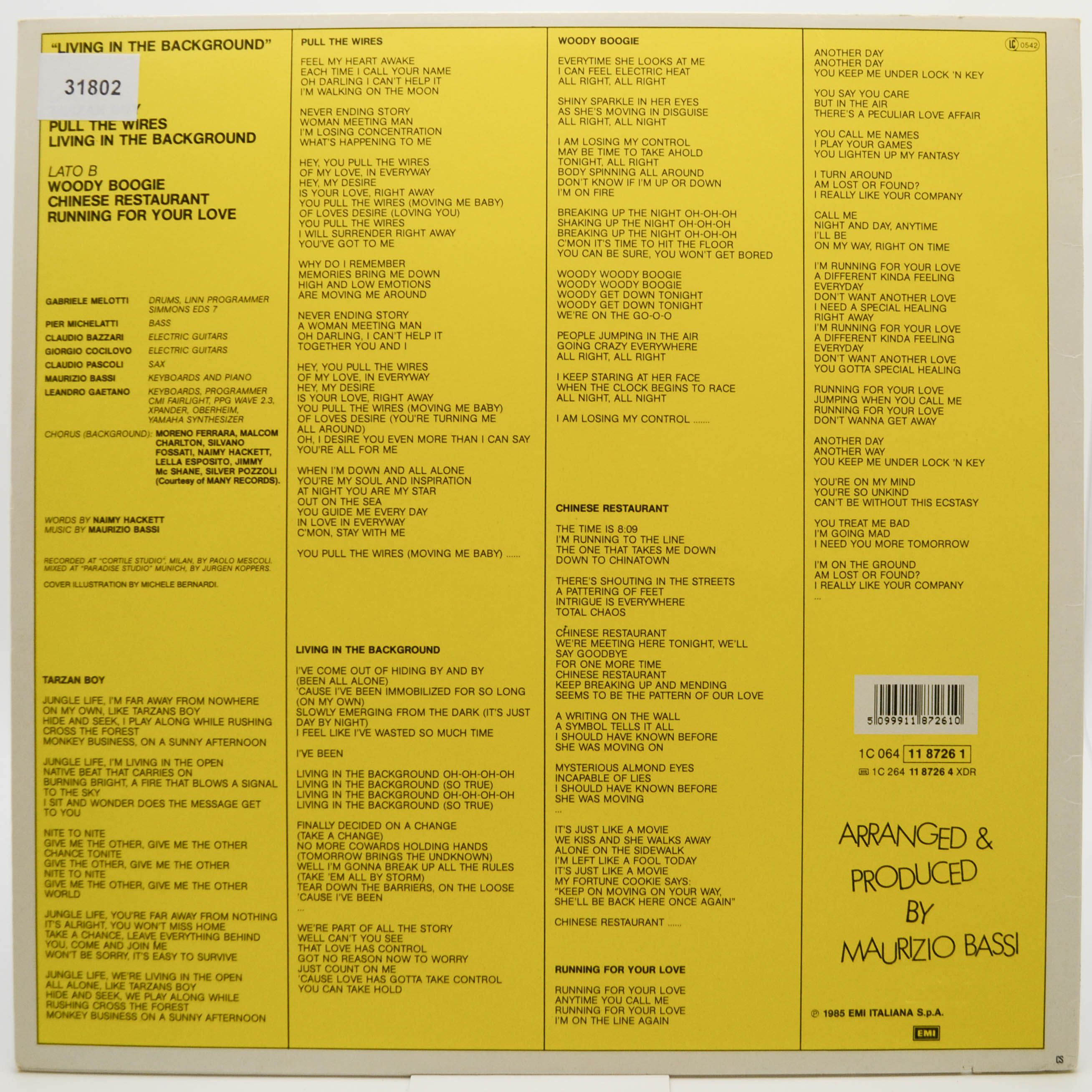 Baltimora — Living In The Background, 1985