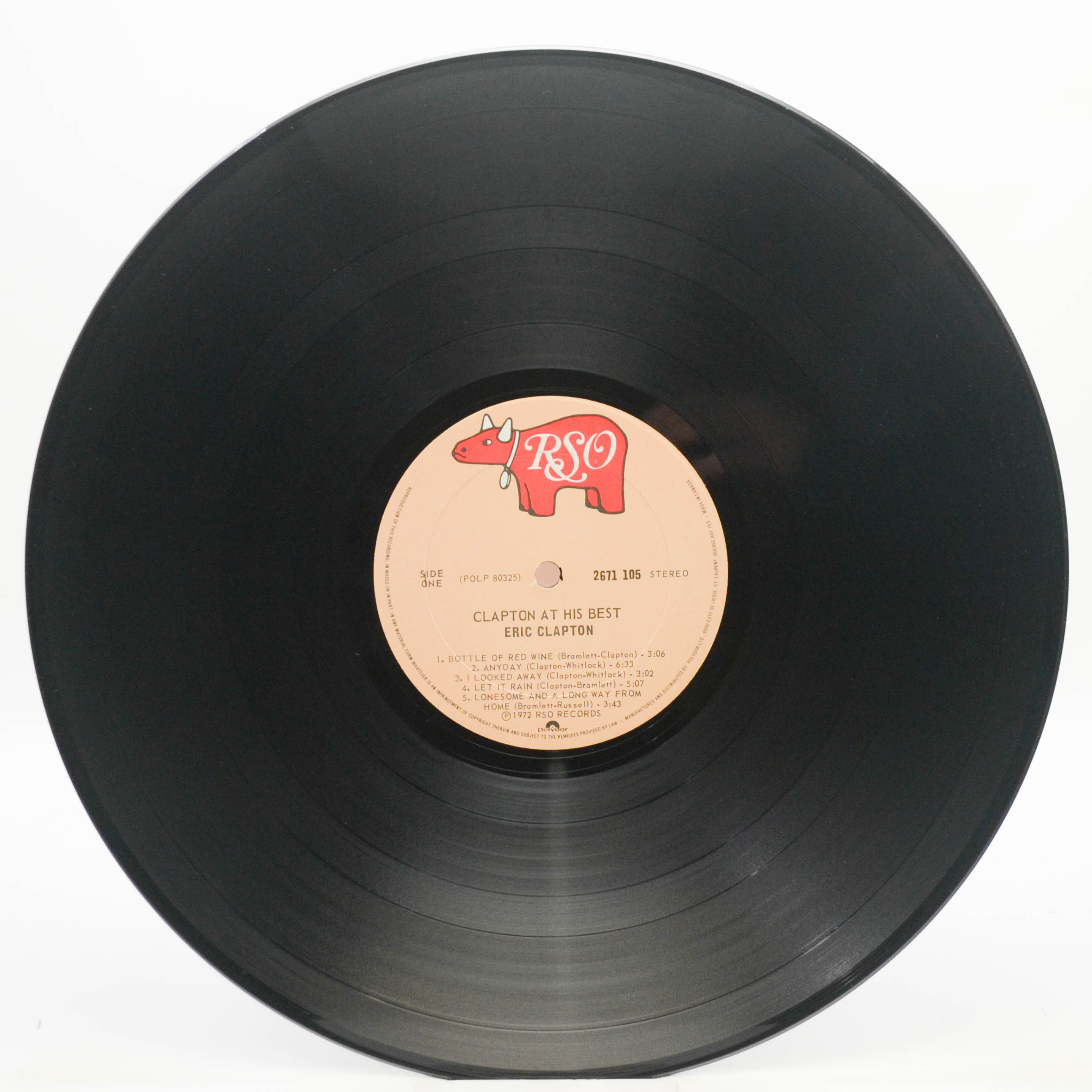 Eric Clapton — At His Best (2LP), 1972