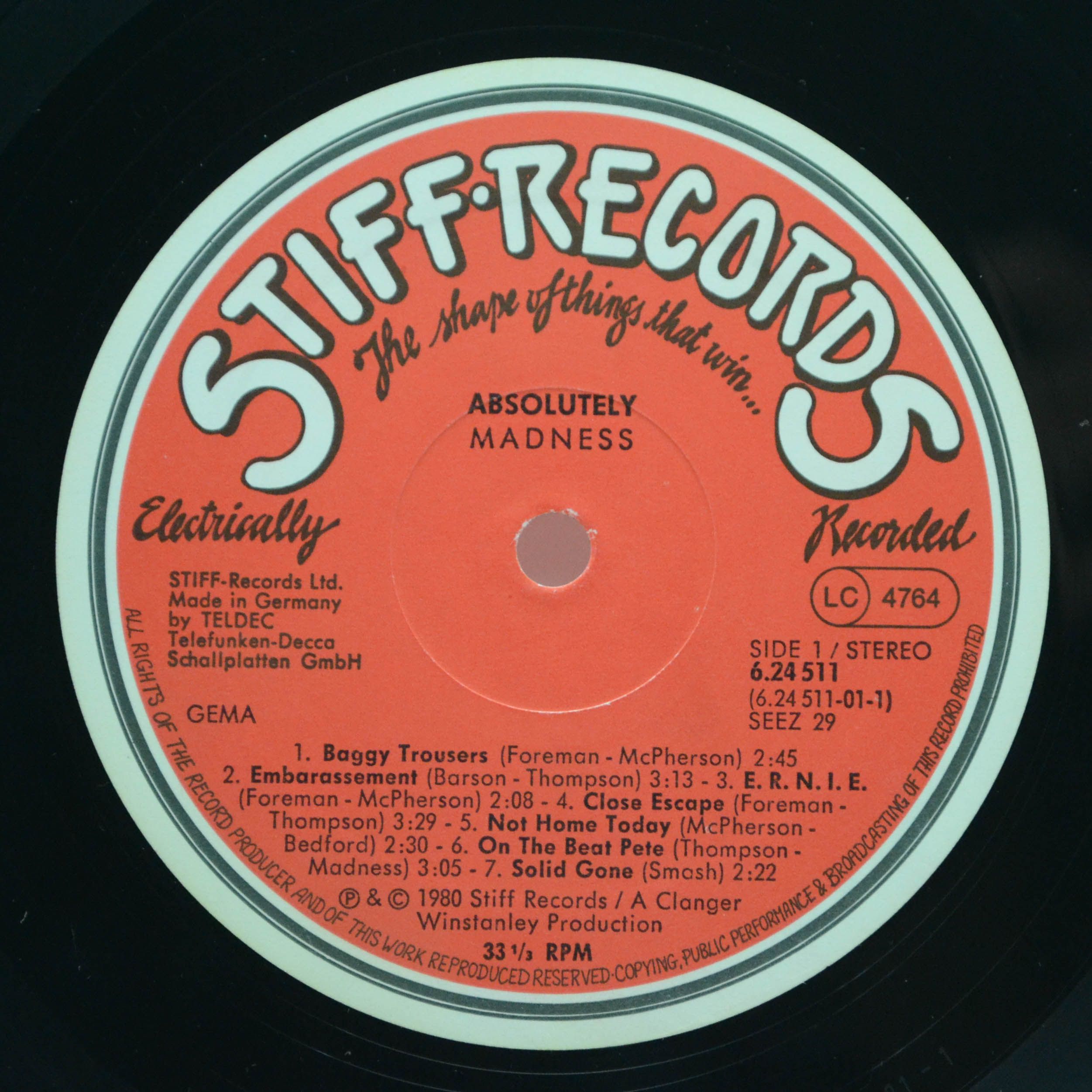 Madness — Absolutely, 1980