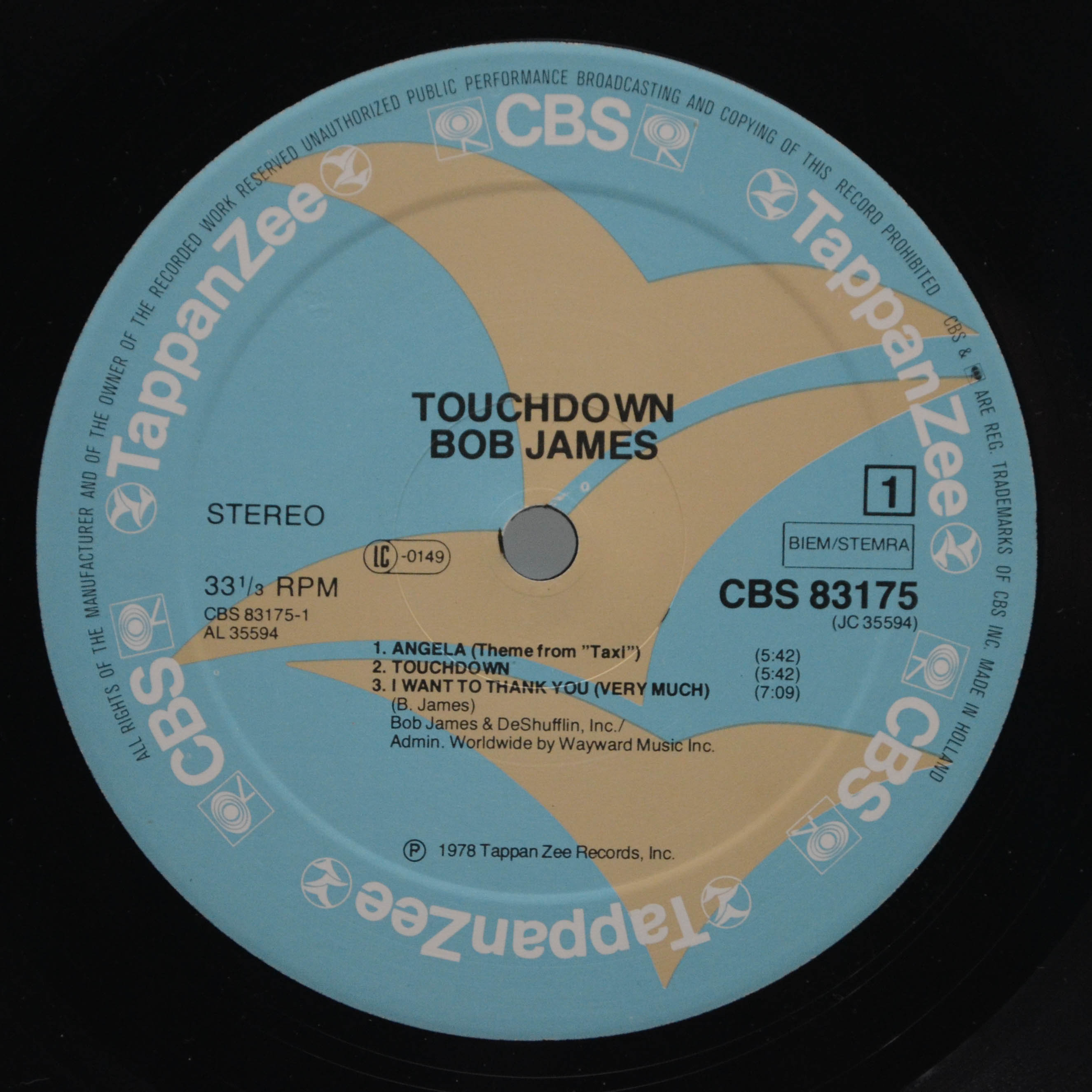 Bob James — Touchdown, 1978