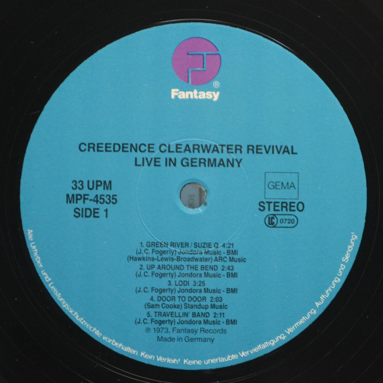 Creedence Clearwater Revival — Live In Germany, 1976