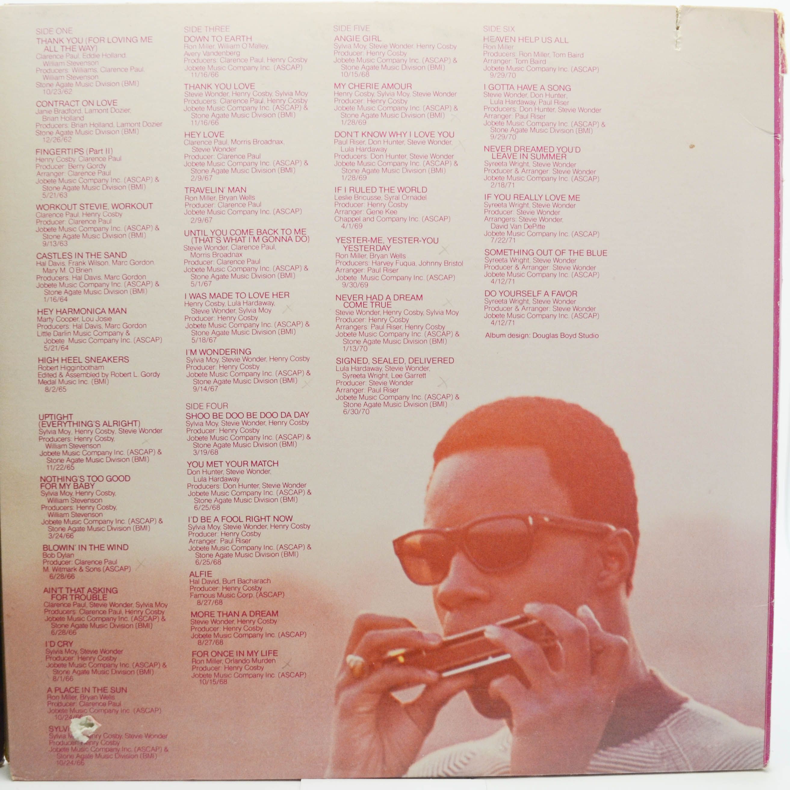 Stevie Wonder — Looking Back (3LP, USA), 1974