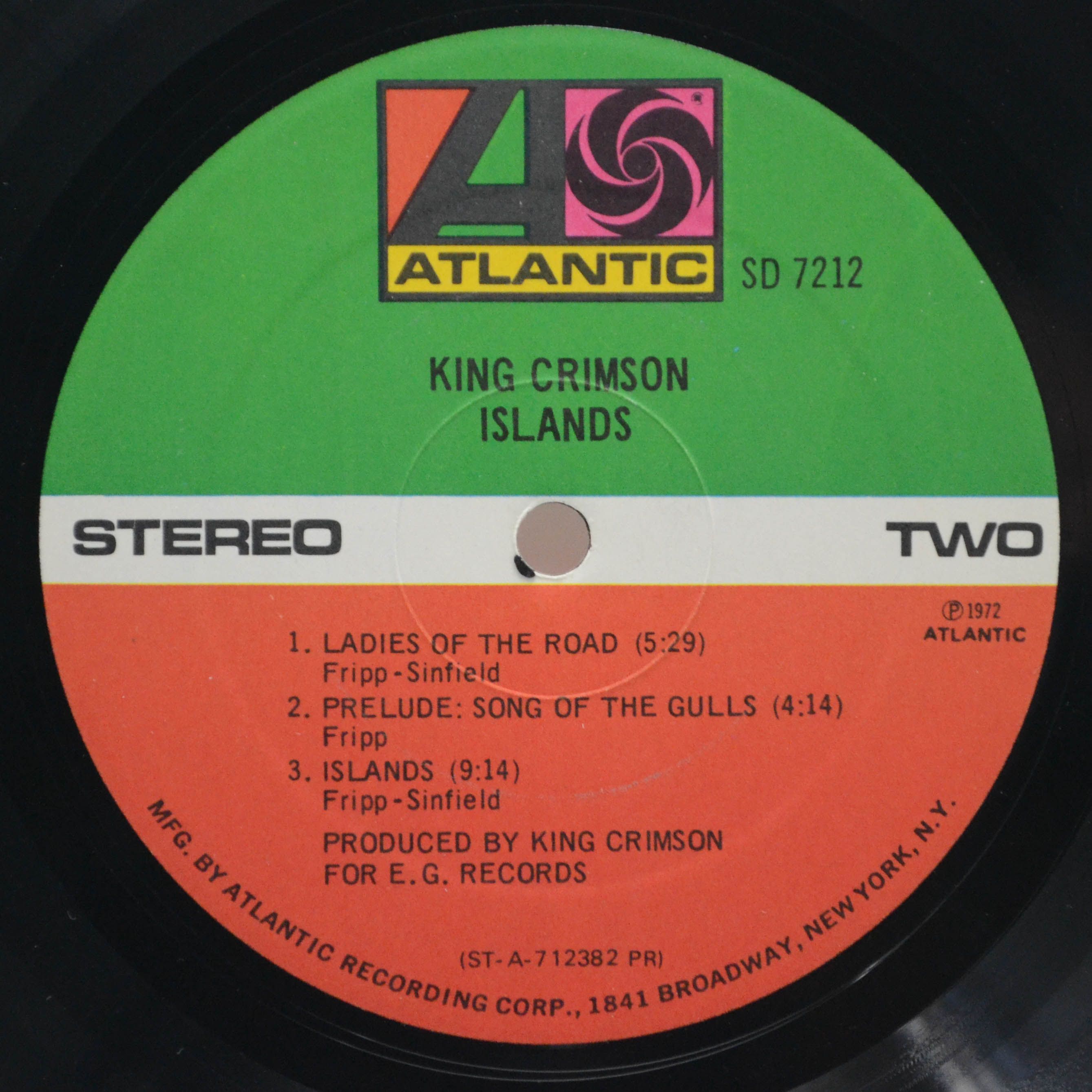 King Crimson — Islands (USA), 1972