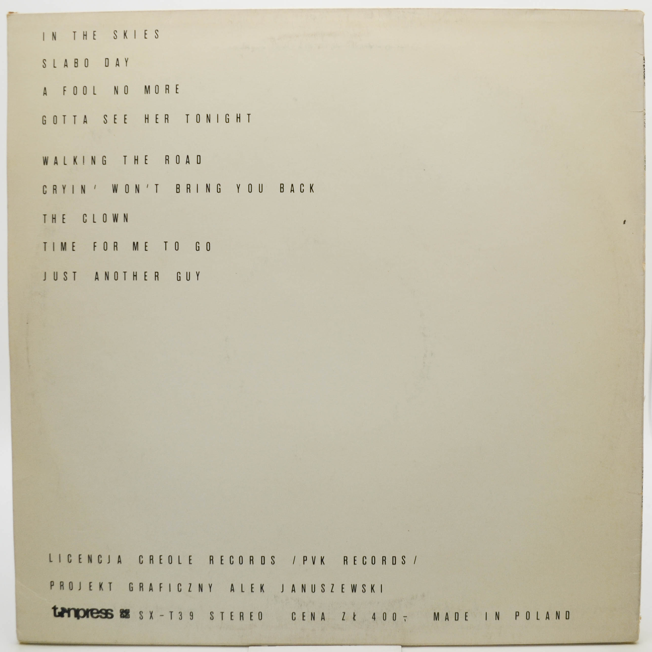 Peter Green — Portrait, 1985