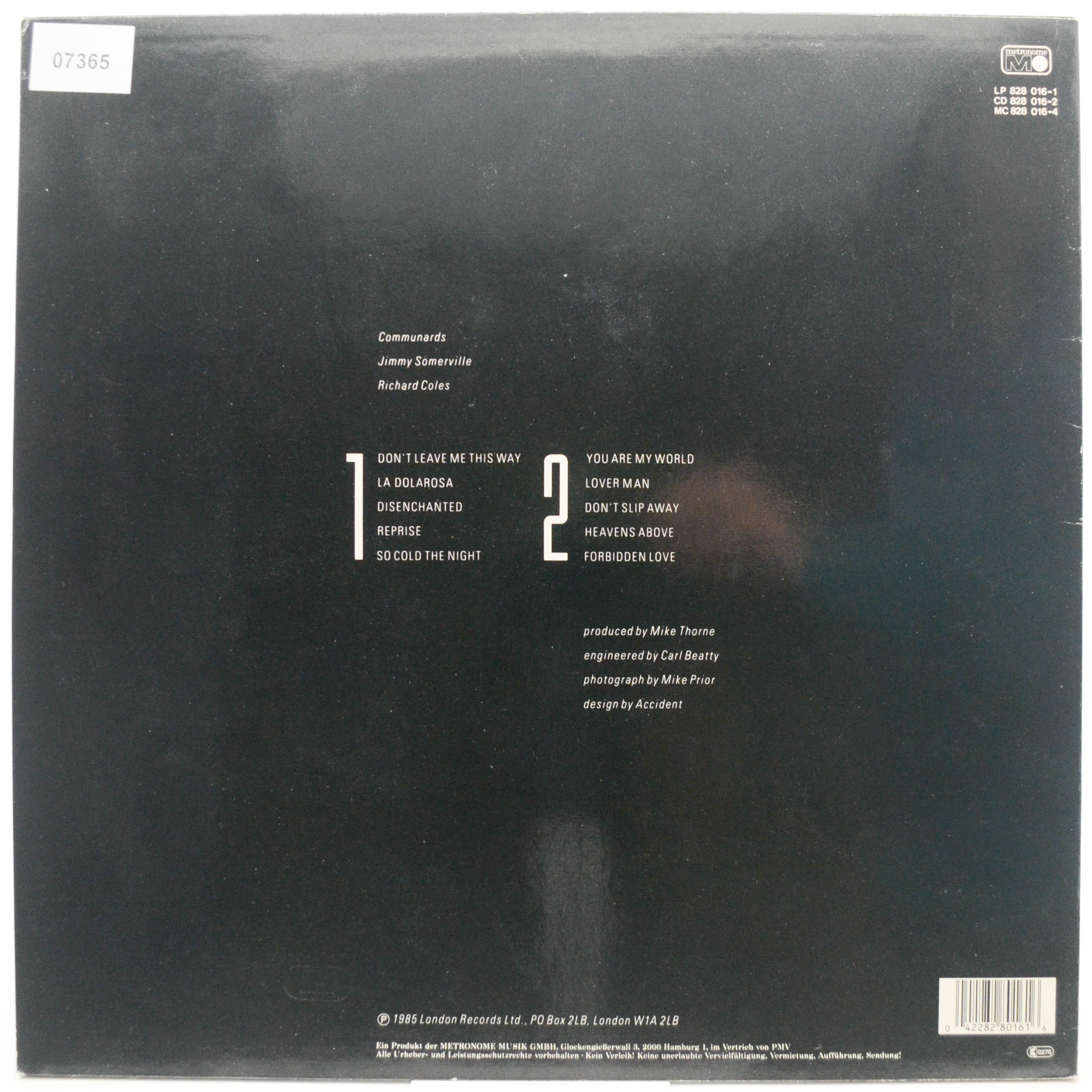 Communards — Communards, 1986