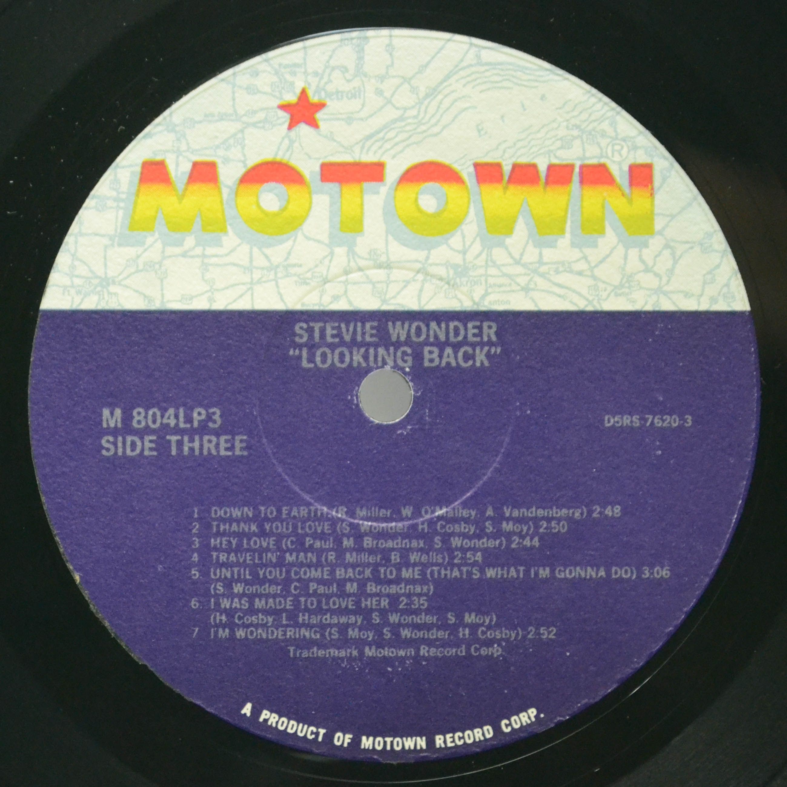 Stevie Wonder — Looking Back (3LP, USA), 1974