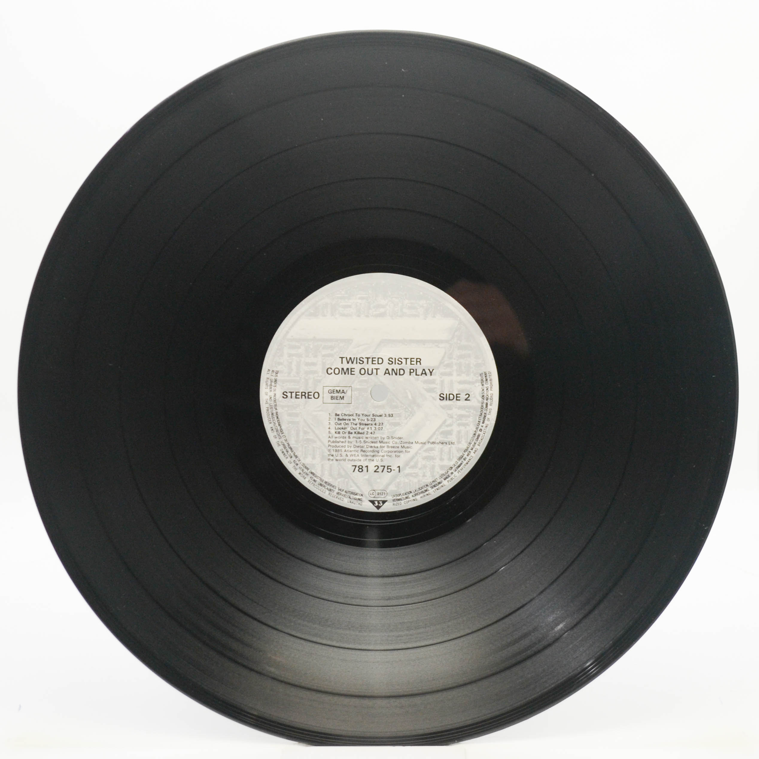 Twisted Sister — Come Out And Play, 1985