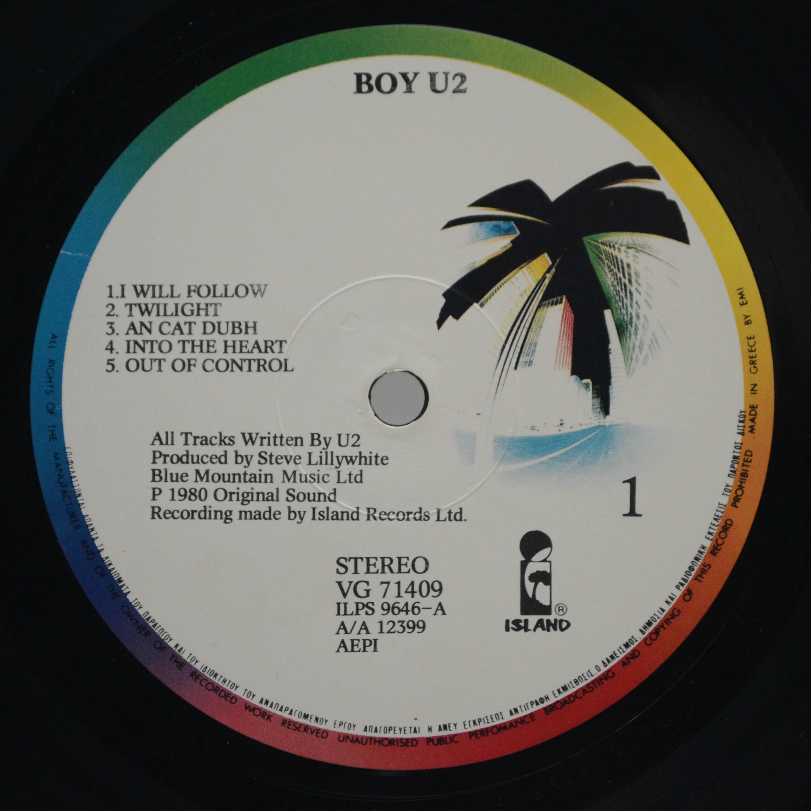 U2 — Boy, 1980