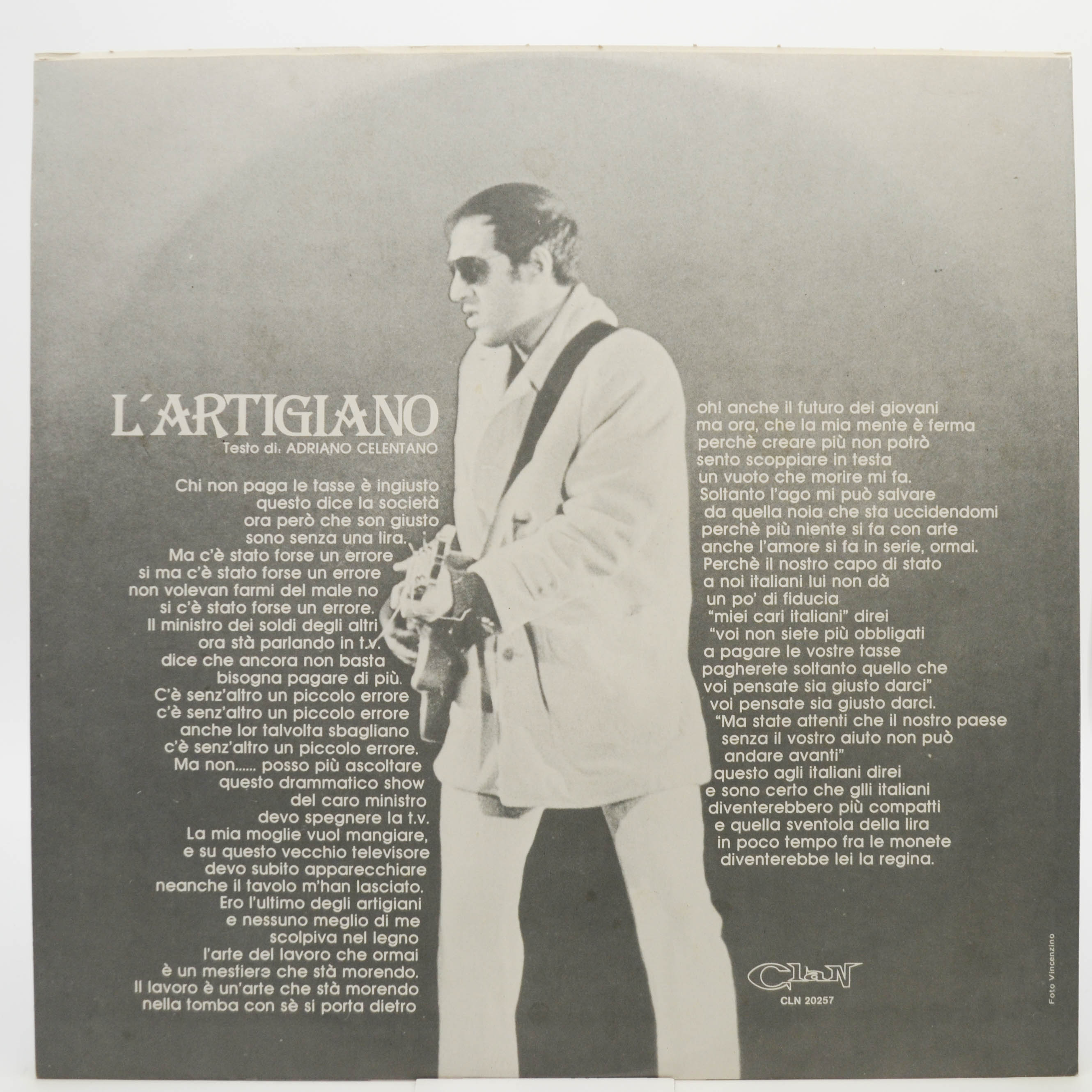 Adriano Celentano — Deus (1-st, Italy, Clan), 1981