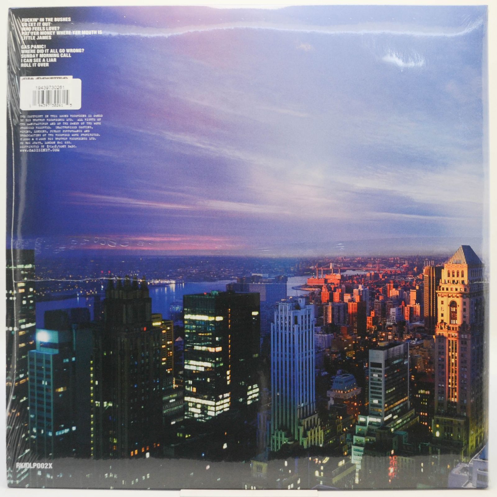 OASIS — STANDING ON THE SHOULDERS OF GIANTS, 2009