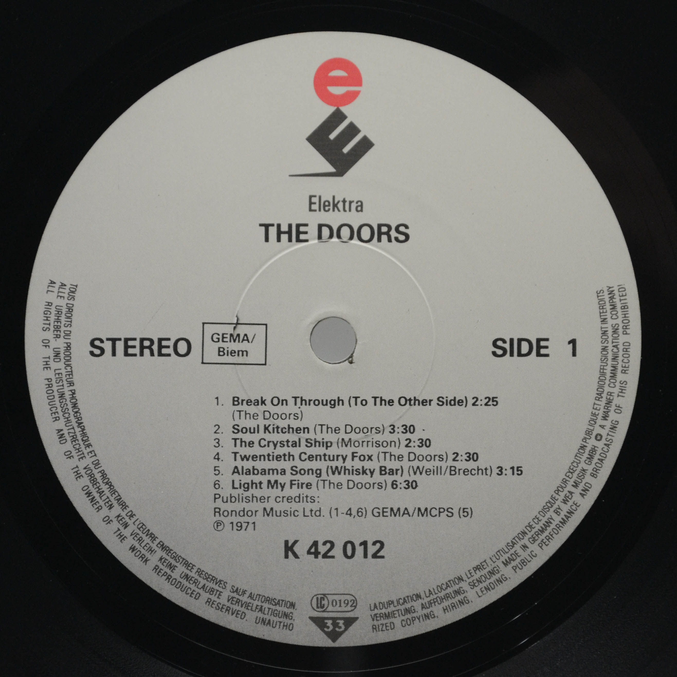 Doors — The Doors, 1967