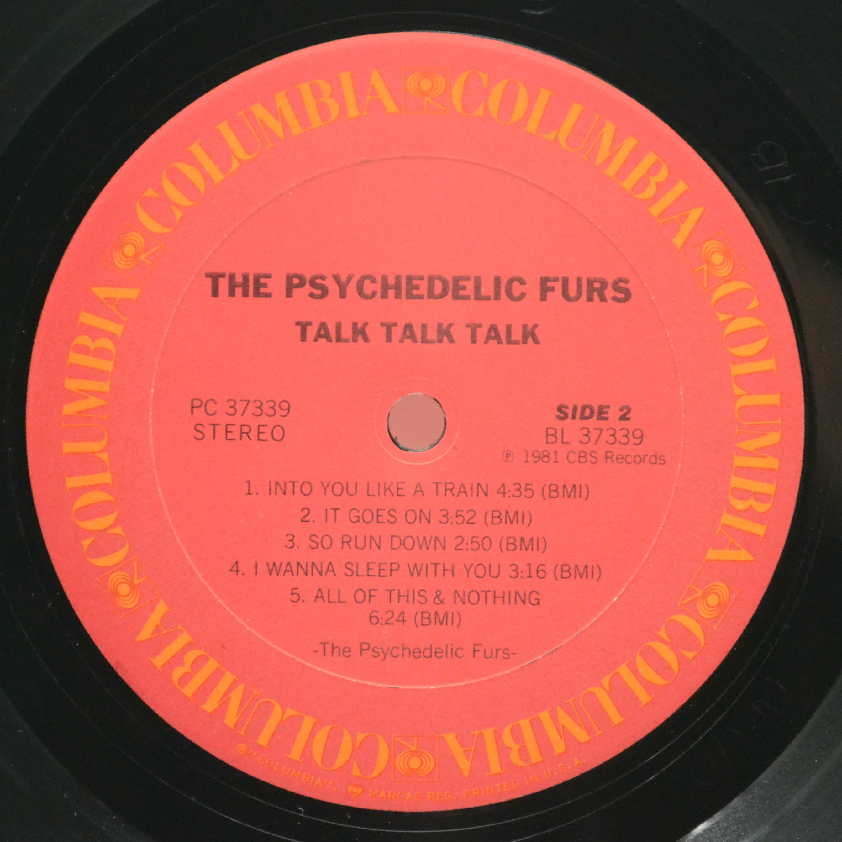 Psychedelic Furs — Talk Talk Talk (USA), 1981