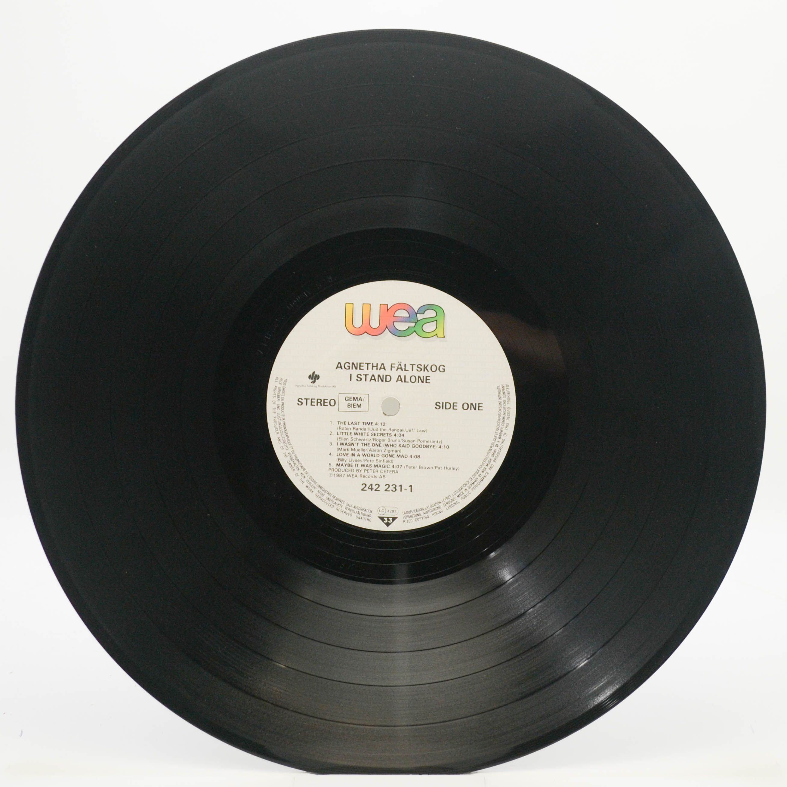 Agnetha Fältskog — I Stand Alone, 1987