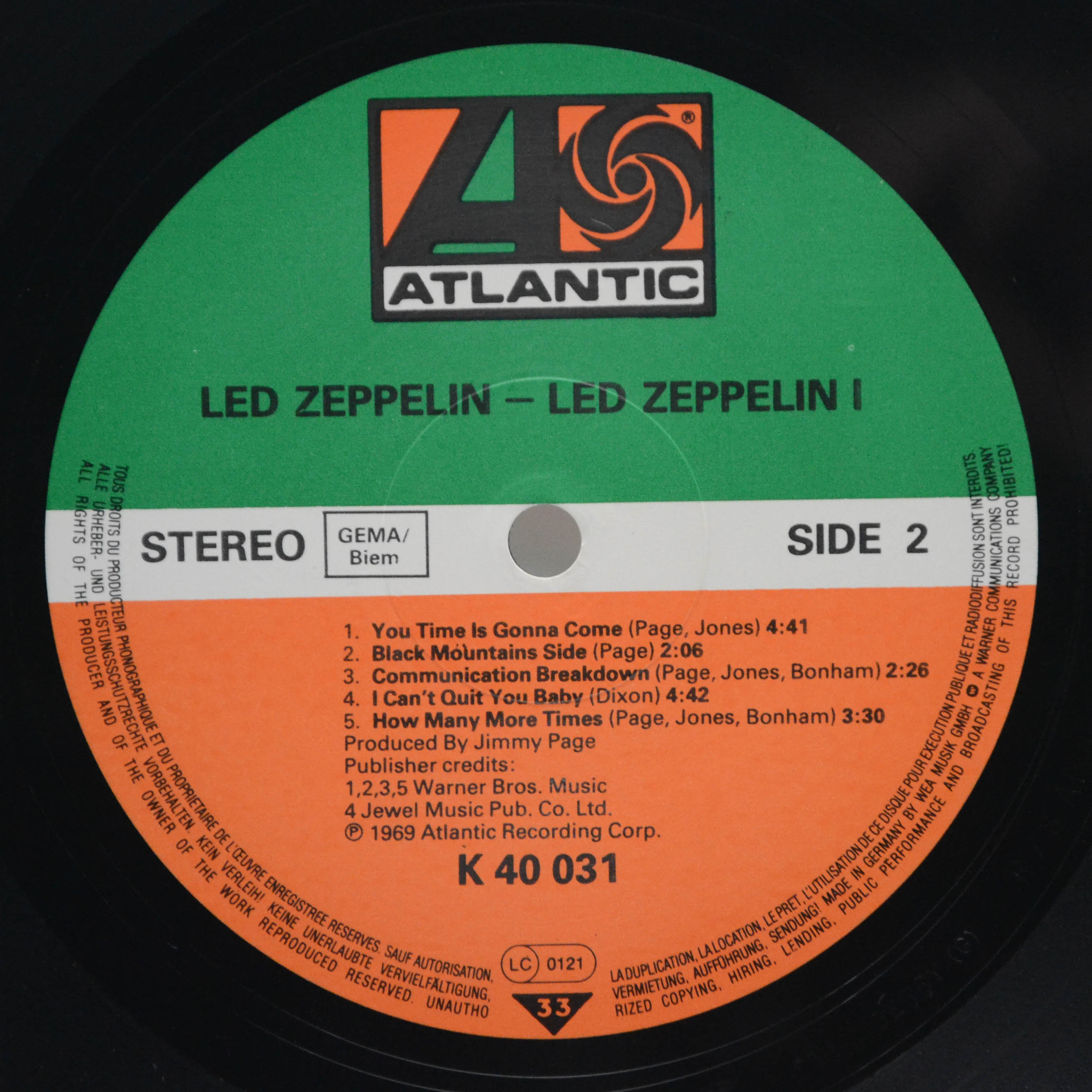 Led Zeppelin — Led Zeppelin, 1969