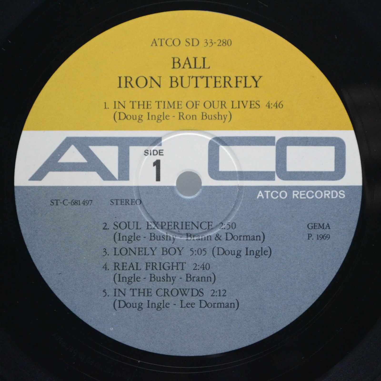 Iron Butterfly — Ball, 1969