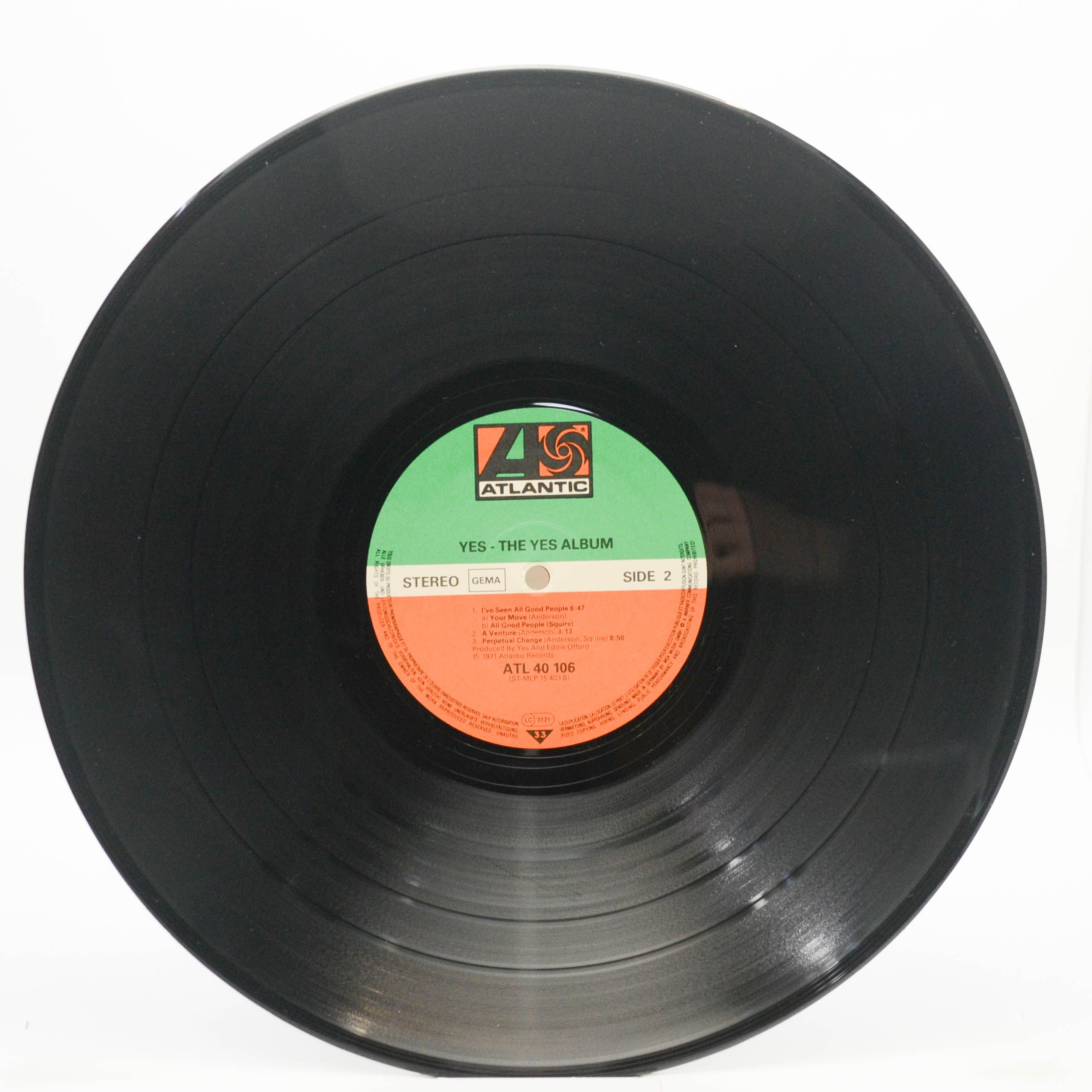 Yes — The Yes Album, 1971