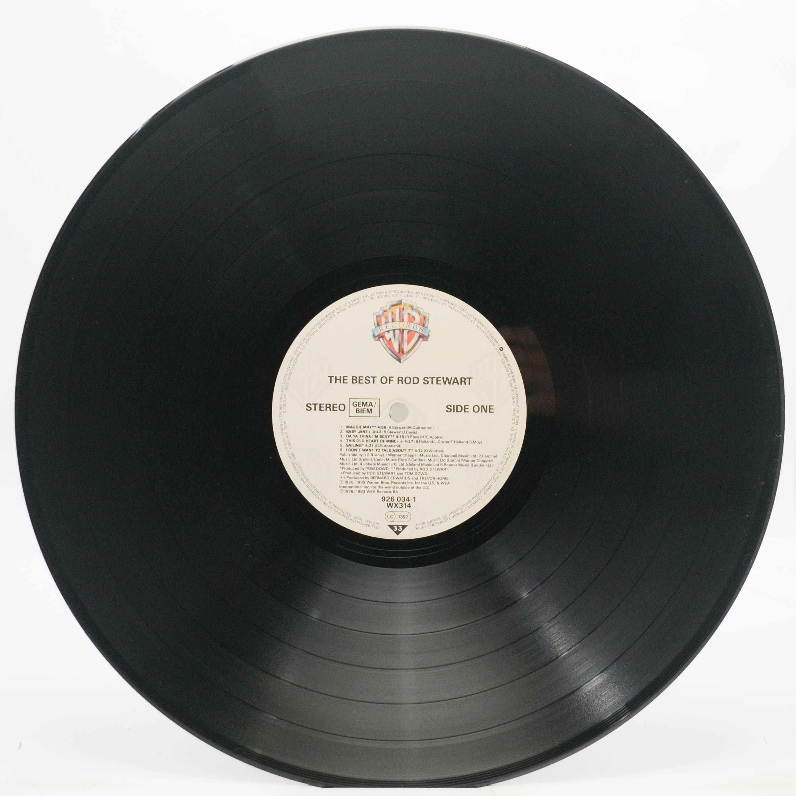 Rod Stewart — The Best Of Rod Stewart, 1989