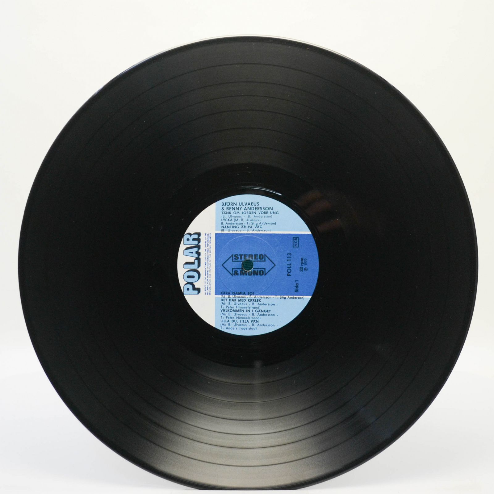 Björn Ulvaeus & Benny Andersson — "Lycka" (Sweden), 1970