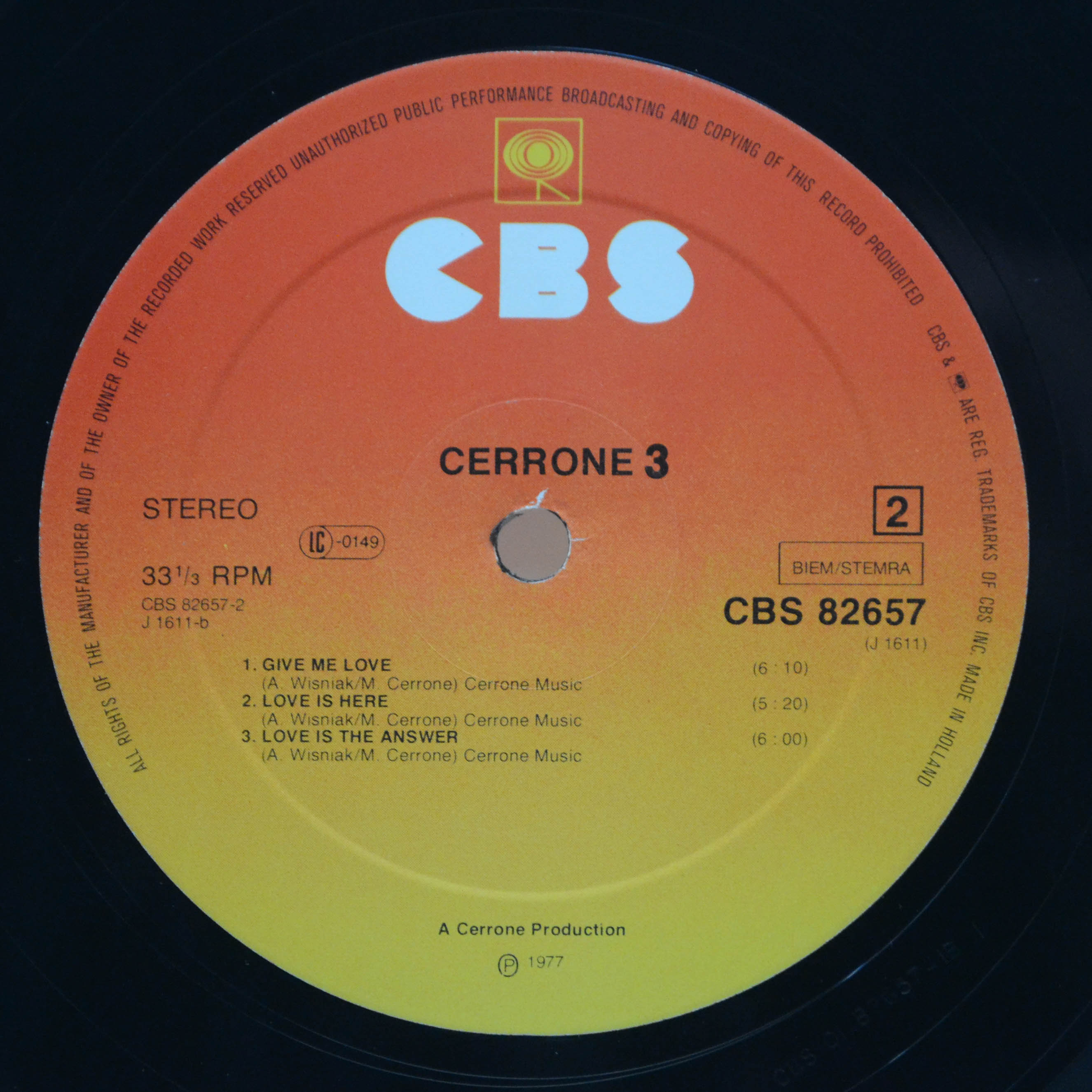 Cerrone — Cerrone 3 - Supernature, 1977