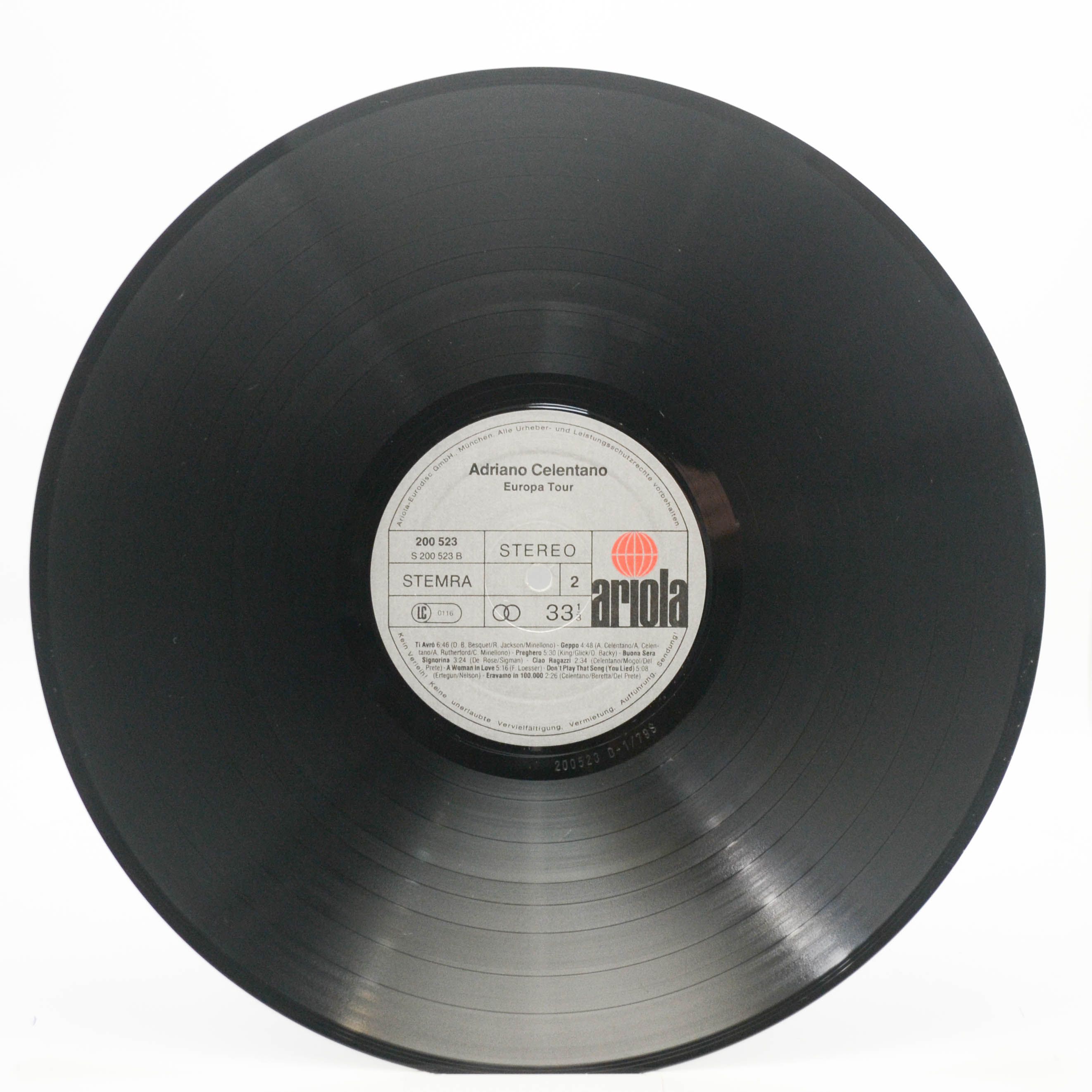 Adriano Celentano — Europa Tour, 1979