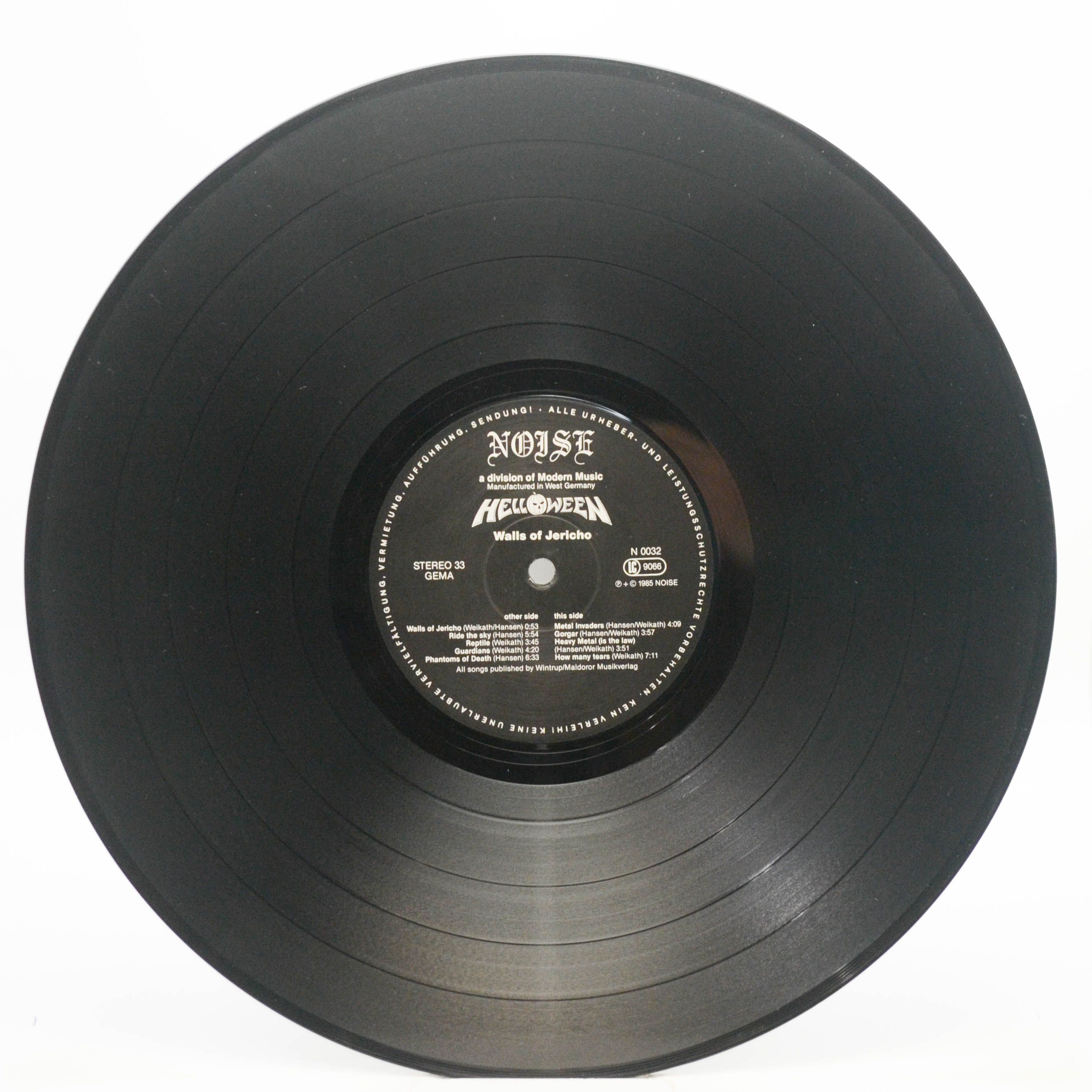 Helloween — Walls Of Jericho (1-st, Germany), 1986