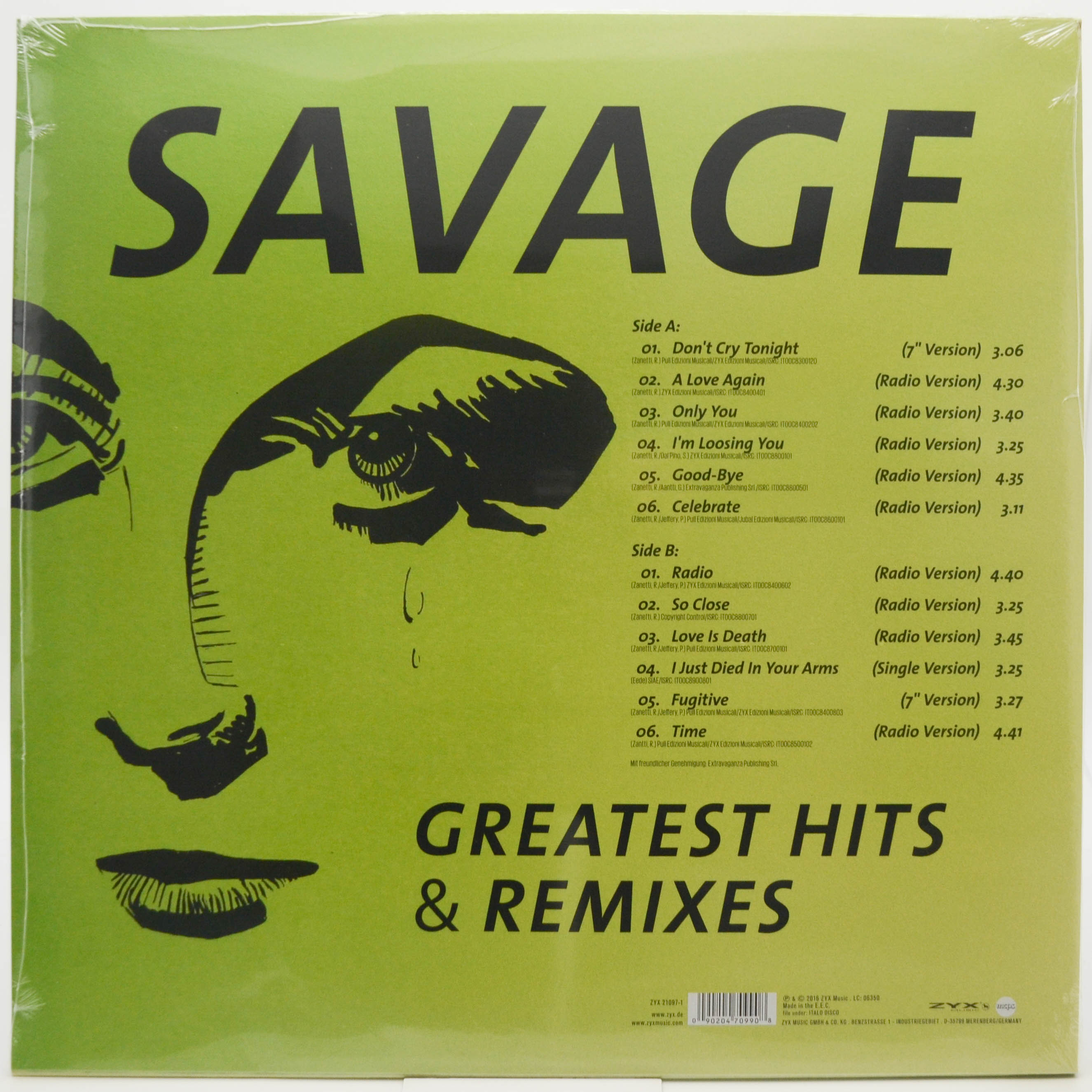 Savage — Greatest Hits & Remixes, 2016