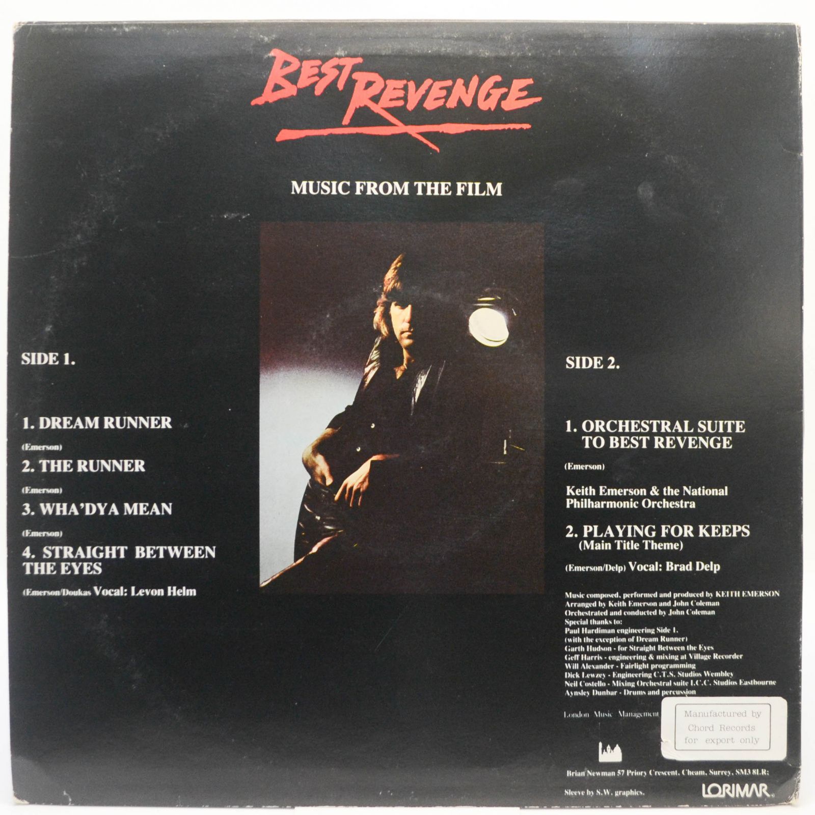 Keith Emerson — Best Revenge (1-st, UK), 1985